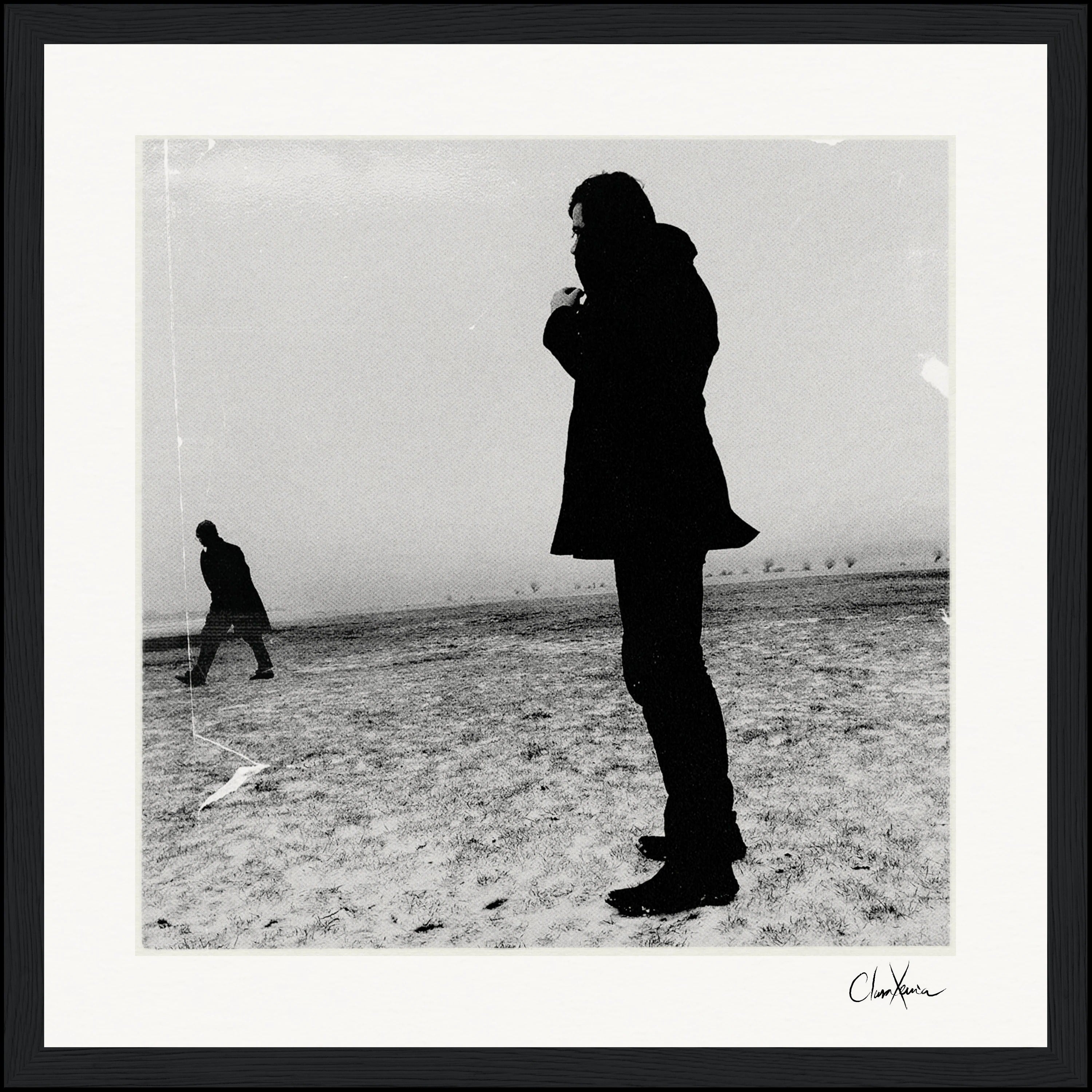 The Space We Share Framed print 30x30 cm / 12x12″ Black frame