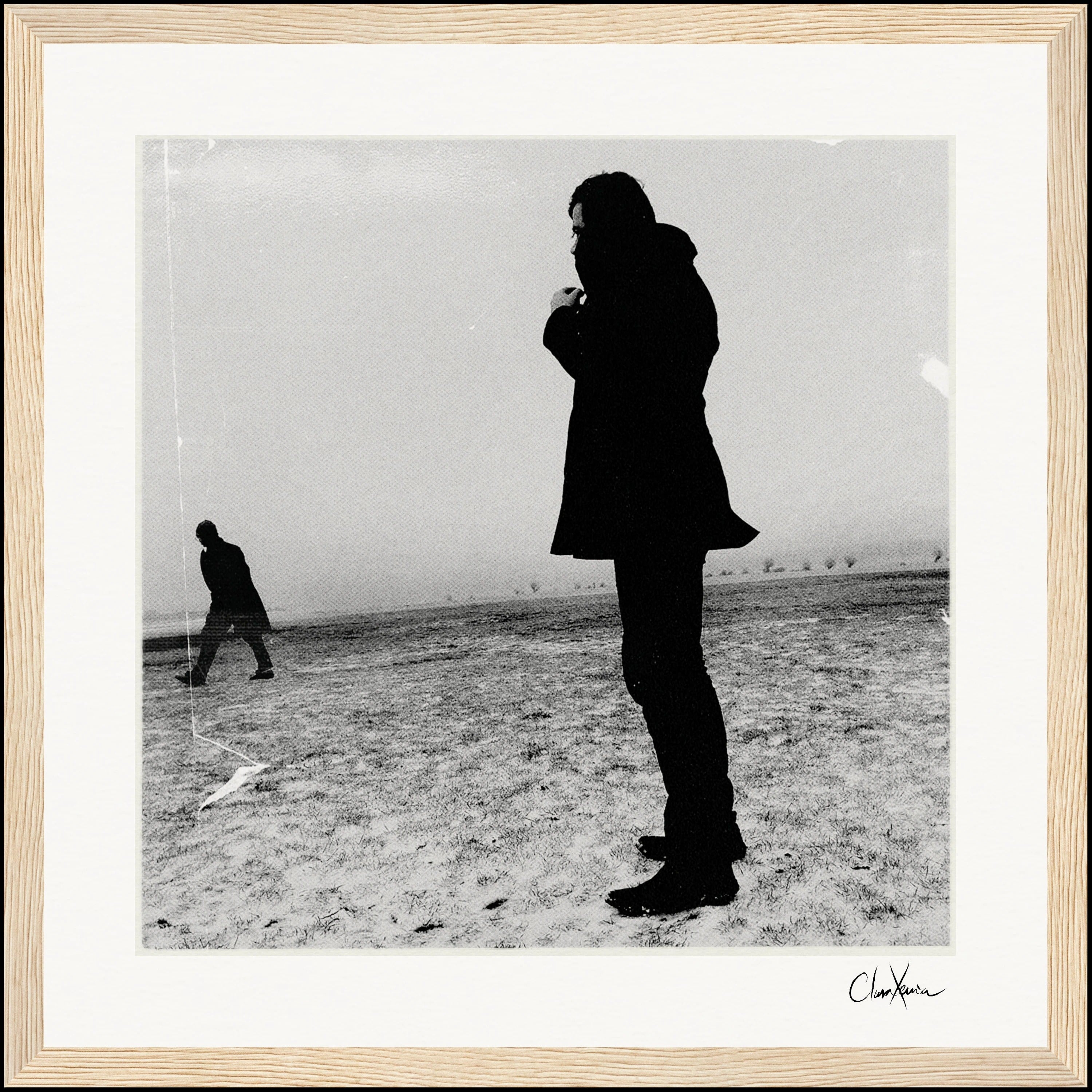The Space We Share Framed print 30x30 cm / 12x12″ Wood frame