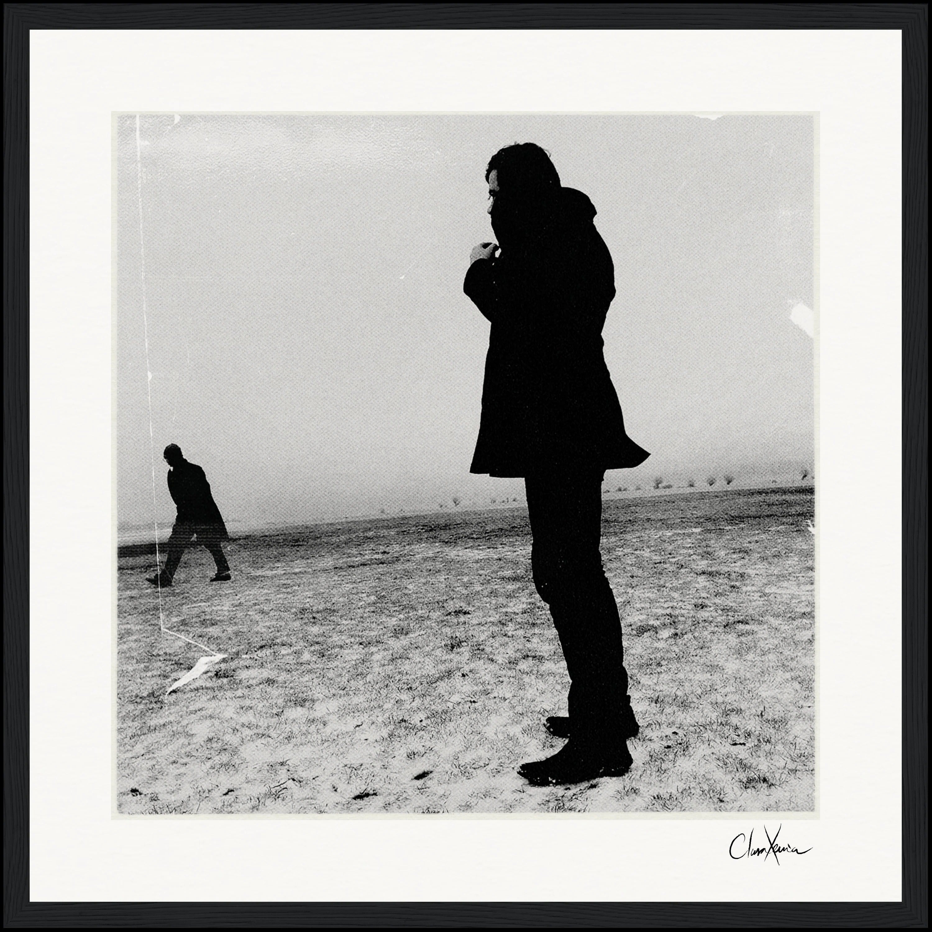 The Space We Share Framed print 40x40 cm / 16x16″ Black frame
