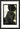 Little Secret Framed print 40x50 cm / 16x20″ Black frame
