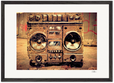 Blast Off Framed print A2 (42 x 59.4 cm) Black frame