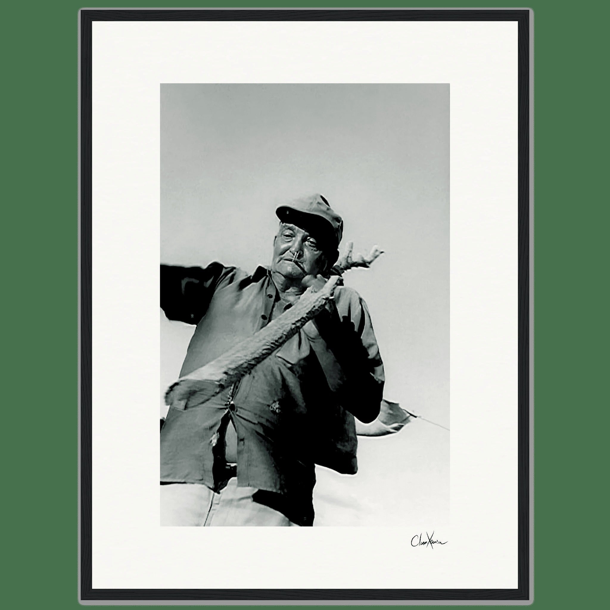 Everyday Hero Framed print 45x60 cm / 18x24″ Black frame