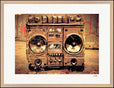Blast Off Framed print 45x60 cm / 18x24″ Wood frame