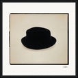 Hat On Framed print 50x50 cm / 20x20″ Black frame