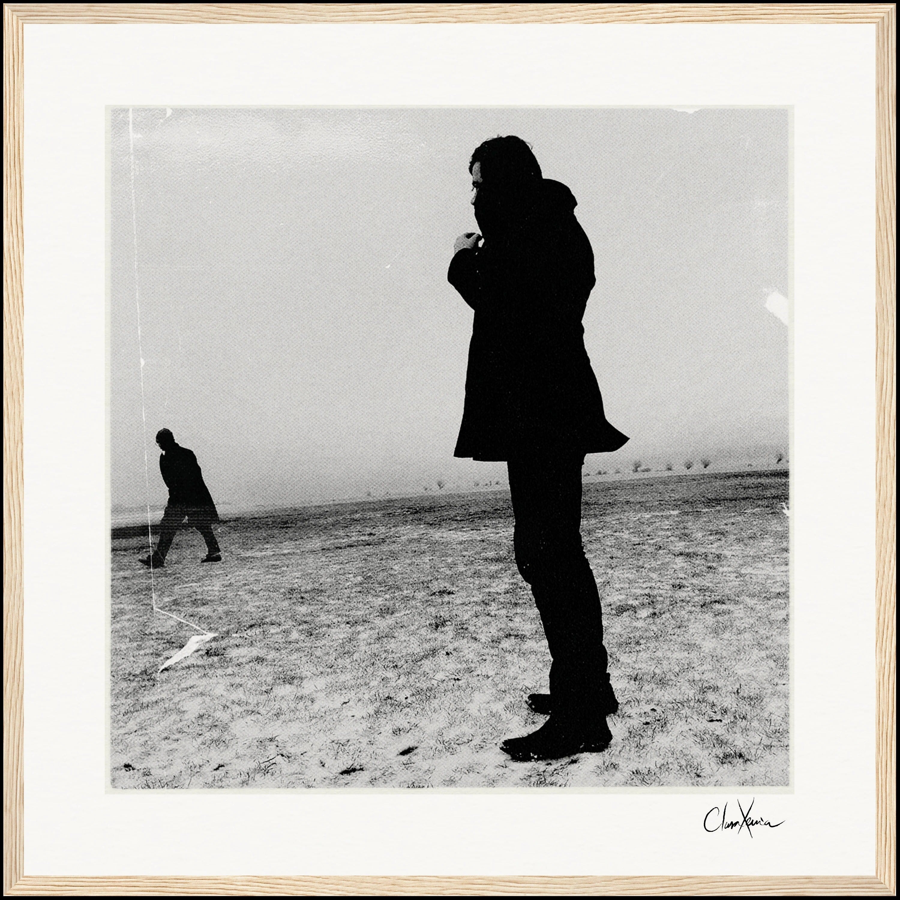 The Space We Share Framed print 50x50 cm / 20x20″ Wood frame