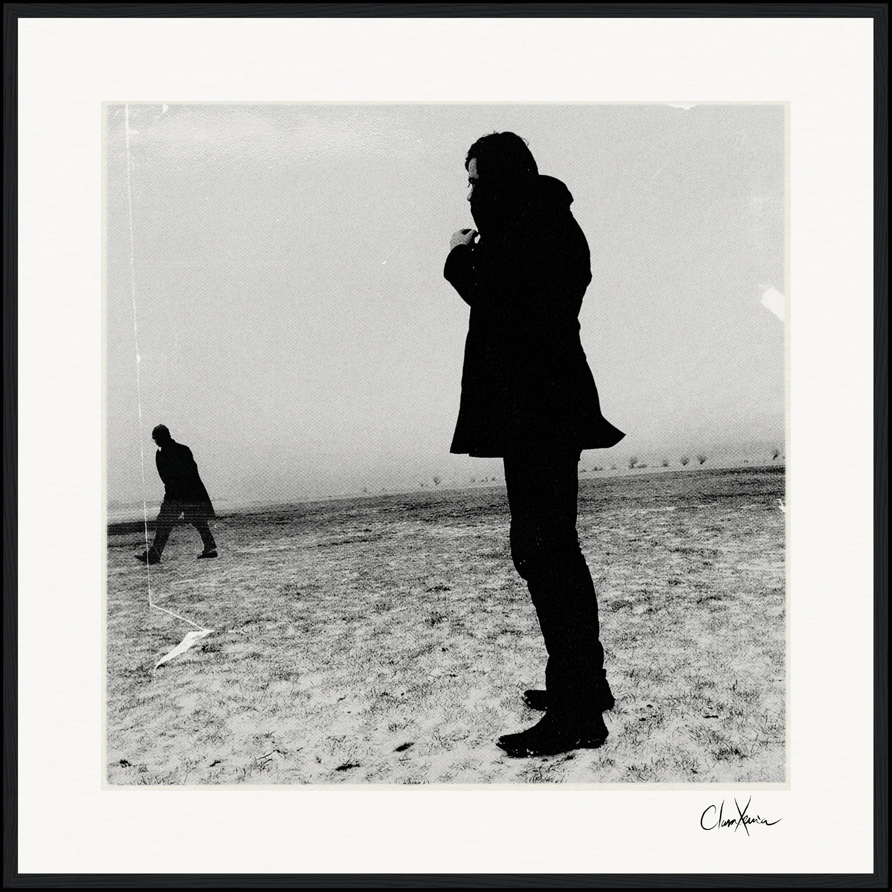 The Space We Share Framed print 70x70 cm / 28x28″ Black frame