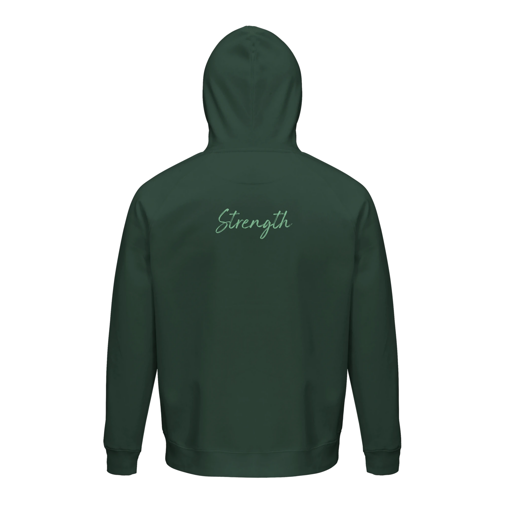 Strength - "Misty Mind" Hoodie Bottle Green XS 50