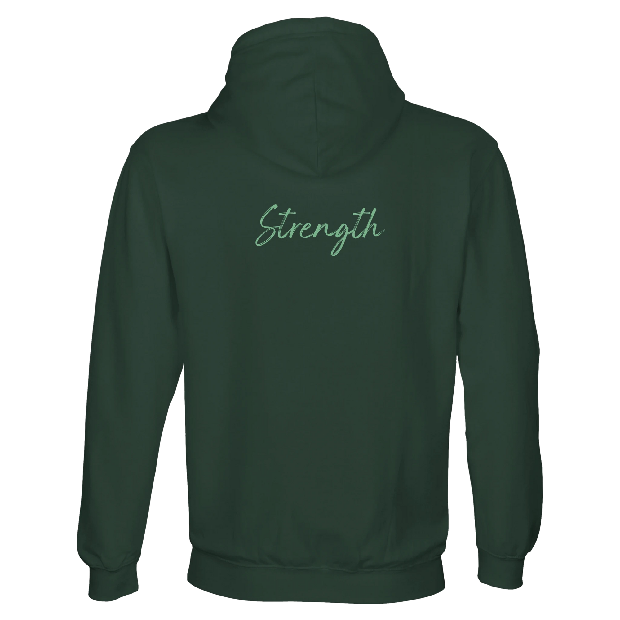 Strength - "Misty Mind" Hoodie Bottle Green XS 35