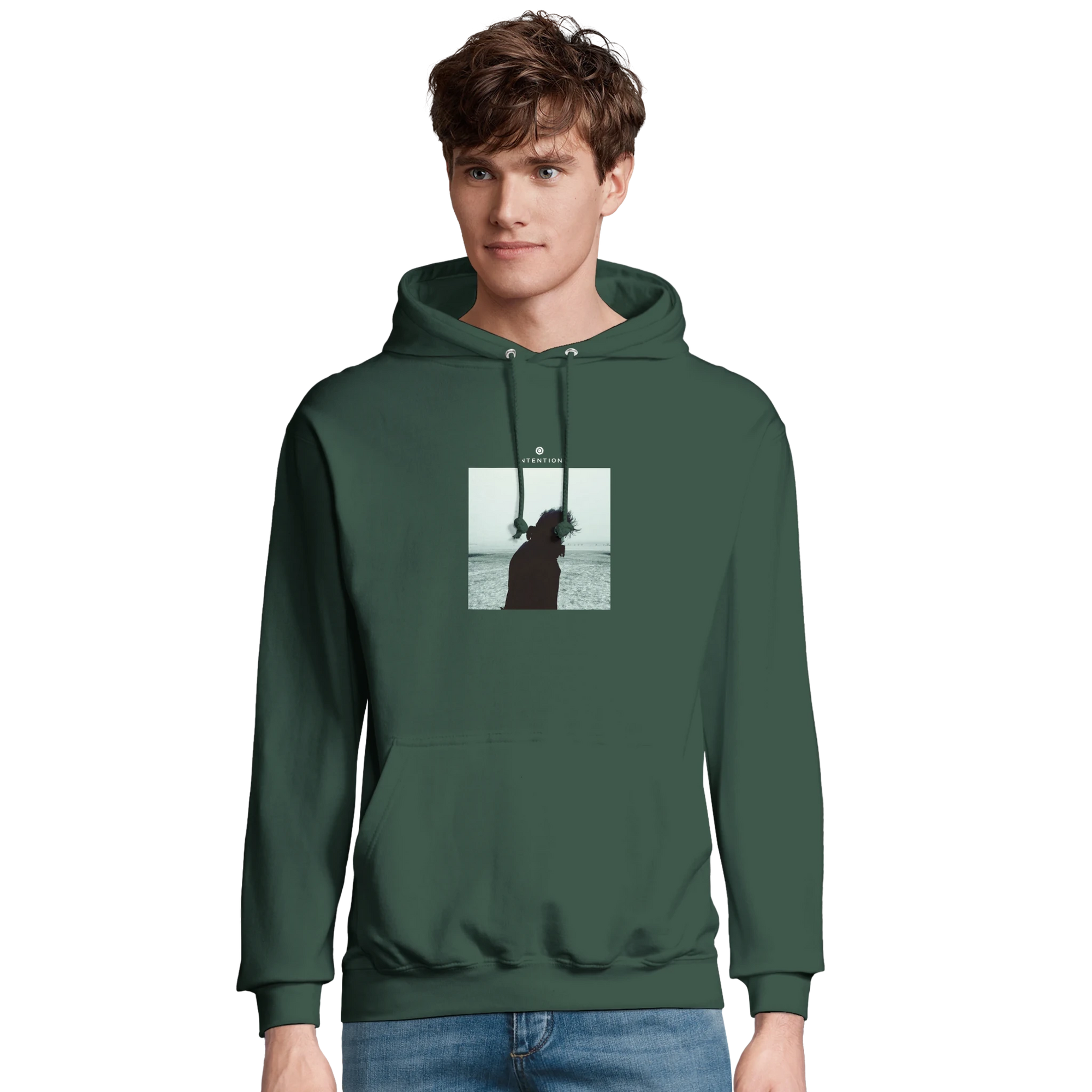 Strength - "Misty Mind" Hoodie Bottle Green XS 36
