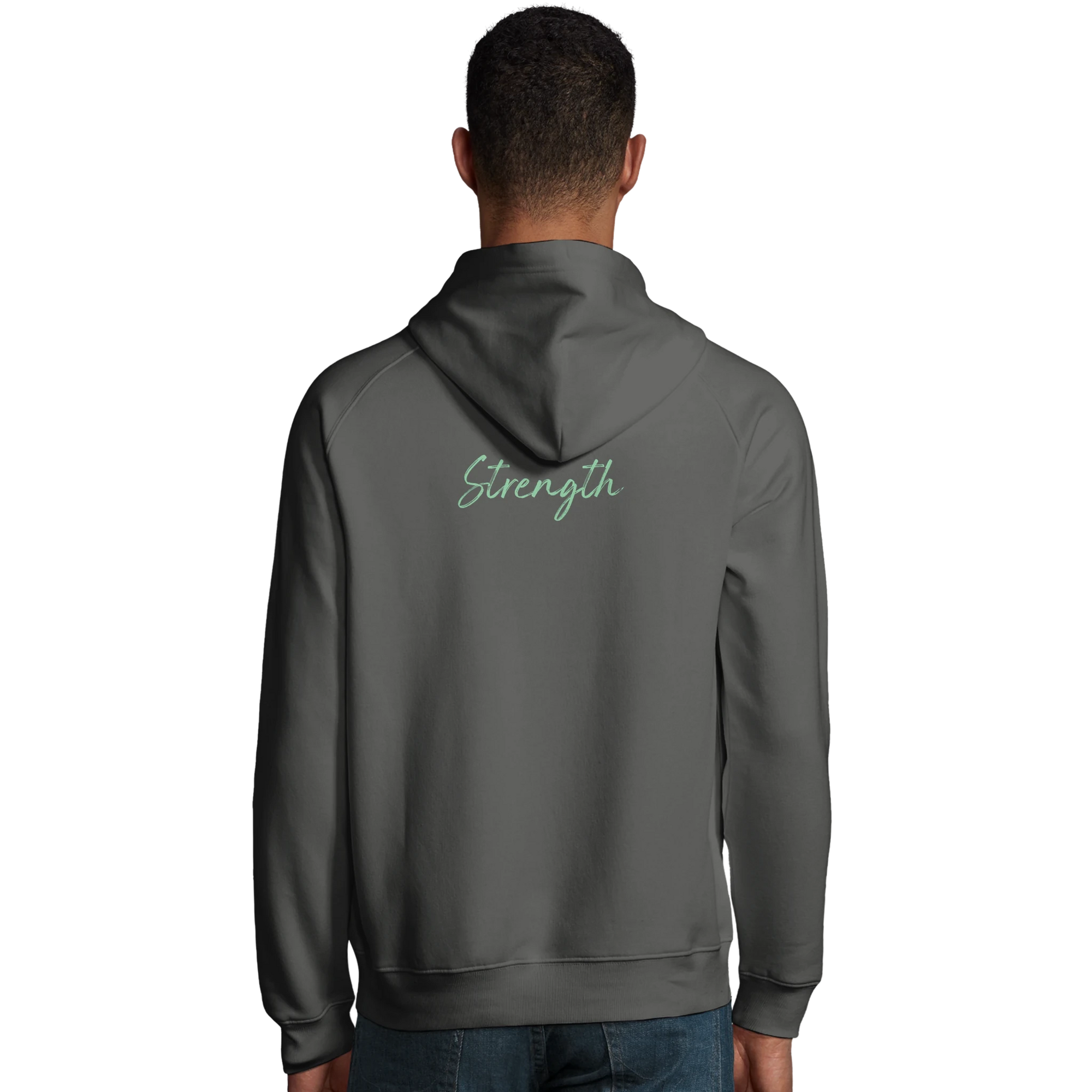 Strength - "Misty Mind" Hoodie charcoal melange XS 37