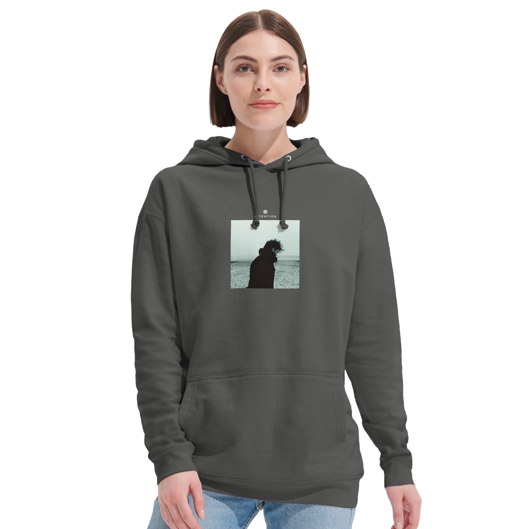 Strength - "Misty Mind" Hoodie charcoal melange XS 48