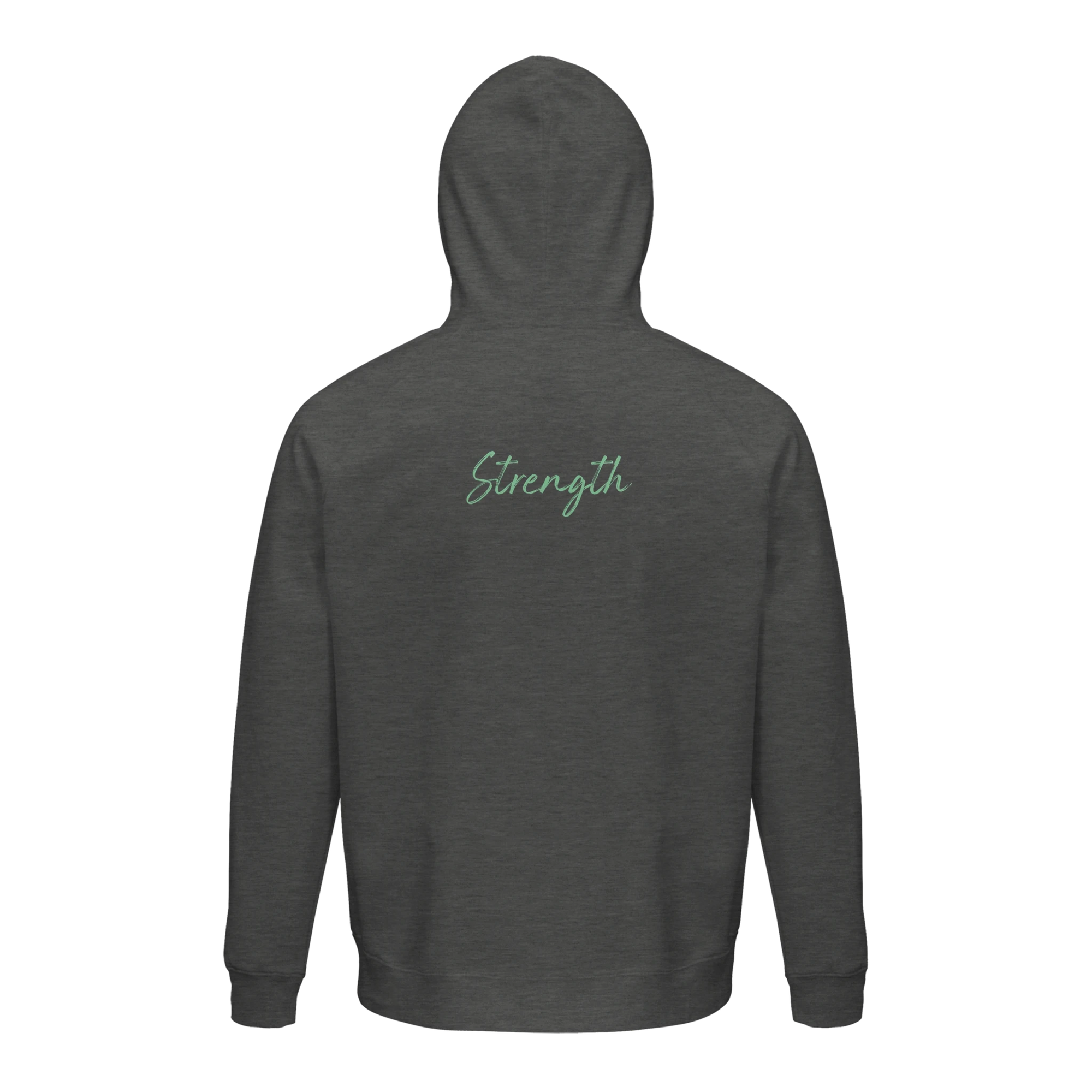 Strength - "Misty Mind" Hoodie Grey Melange XS 15