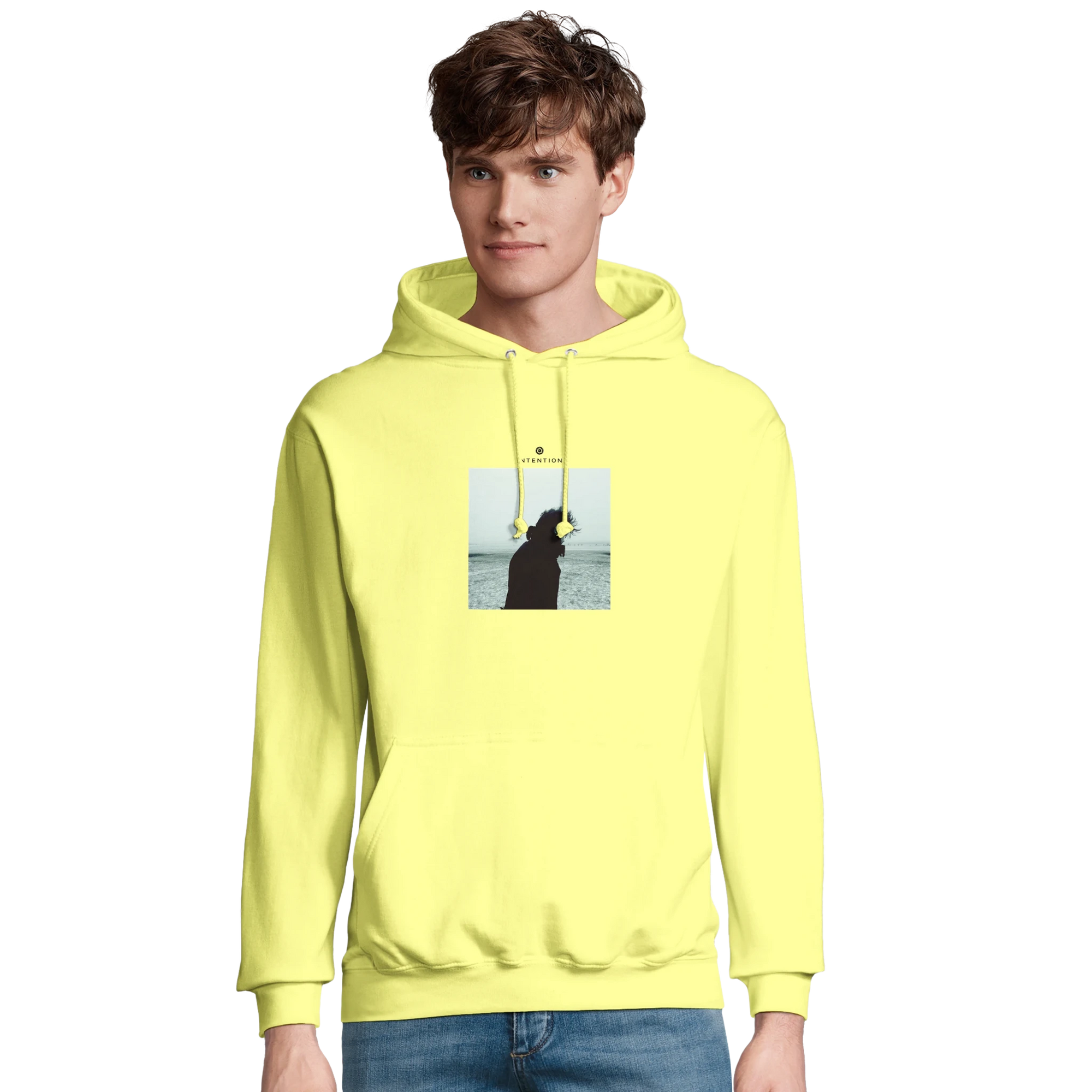 Strength - "Misty Mind" Hoodie Light Yellow XS 26