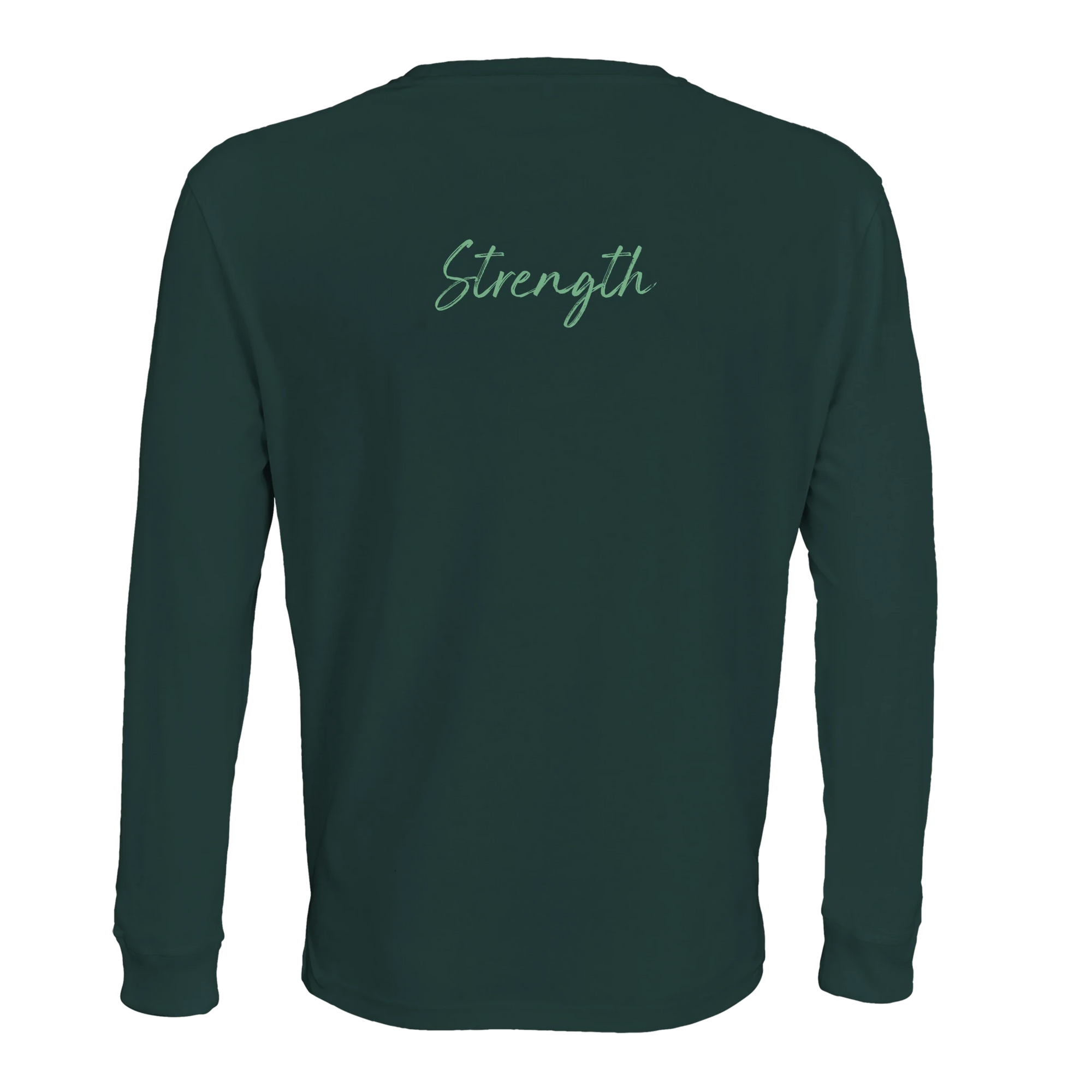 Strength - "Misty Mind" Long sleeve green empire XS 17