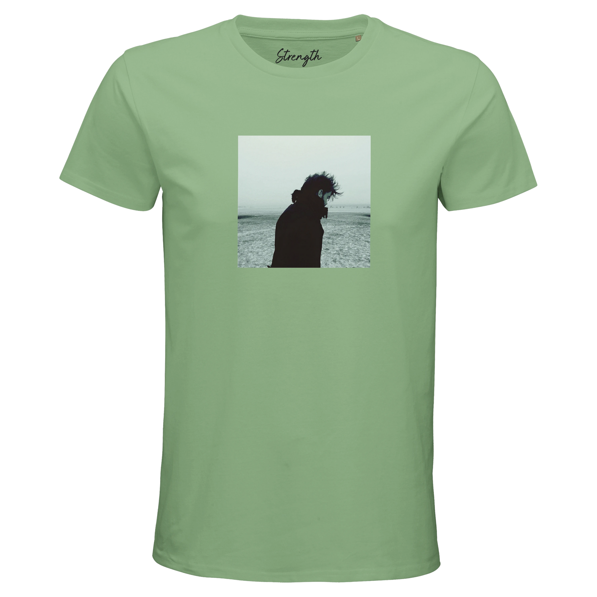 Strength - "Misty Mind" T-shirt apple green 1