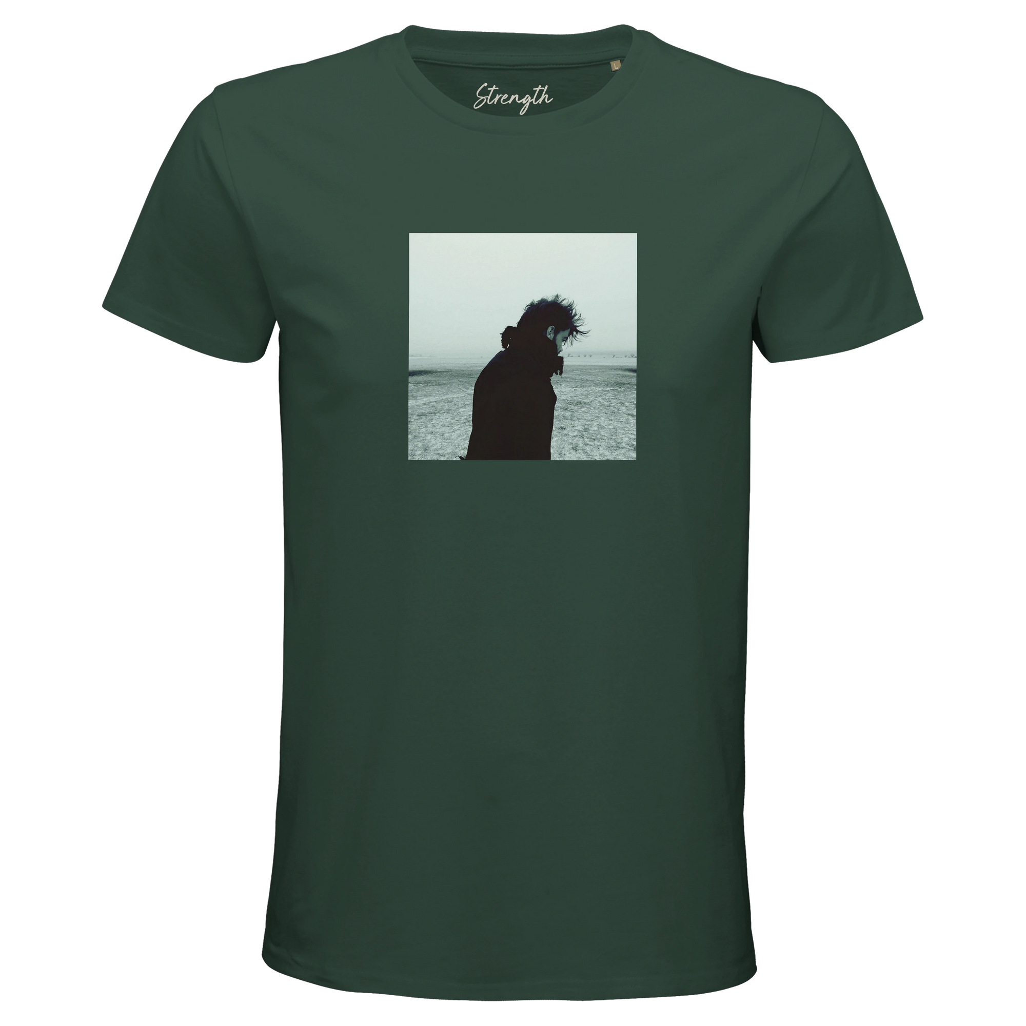 Strength - "Misty Mind" T-shirt Bottle Green 1