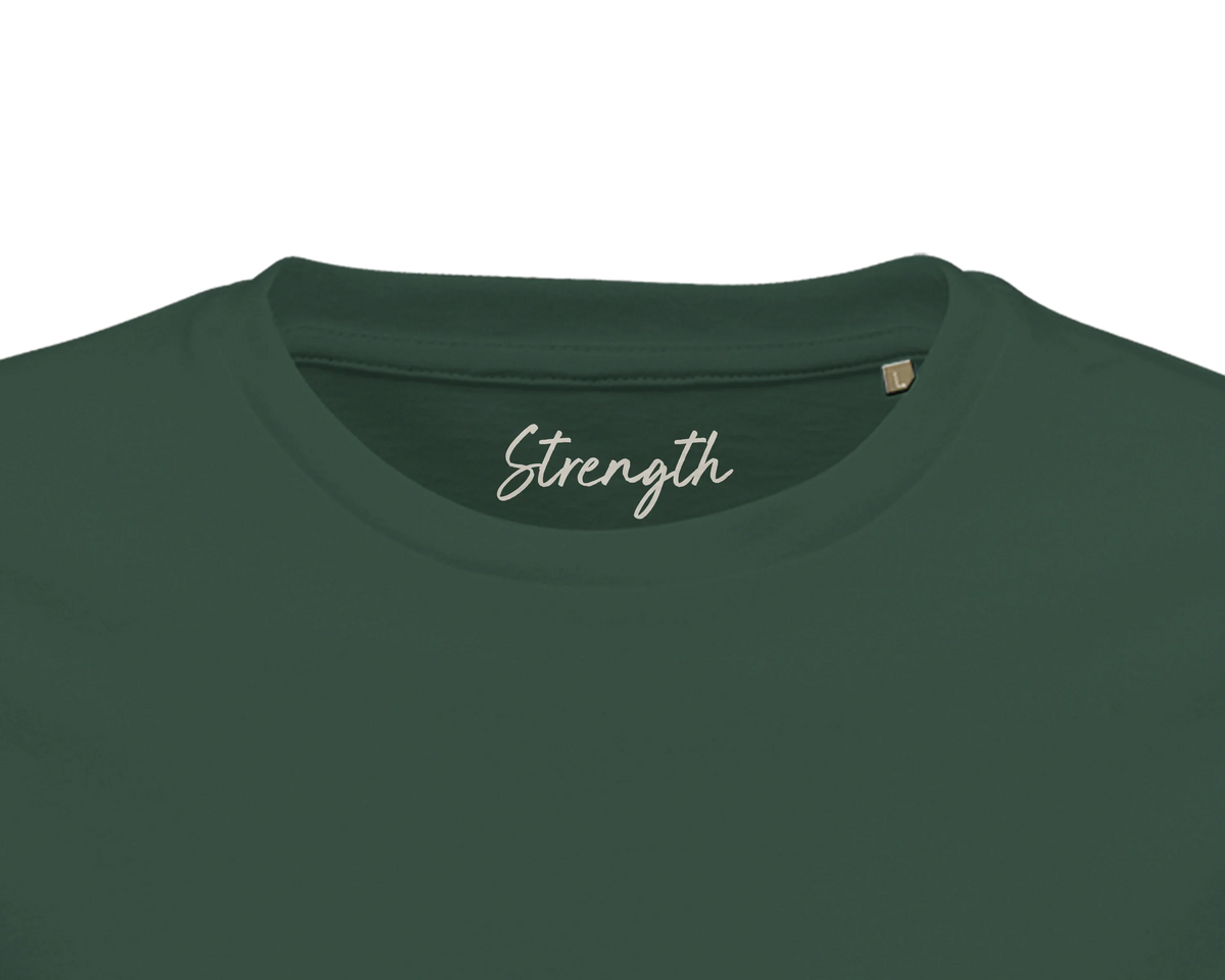 Strength - "Misty Mind" T-shirt Bottle Green 2