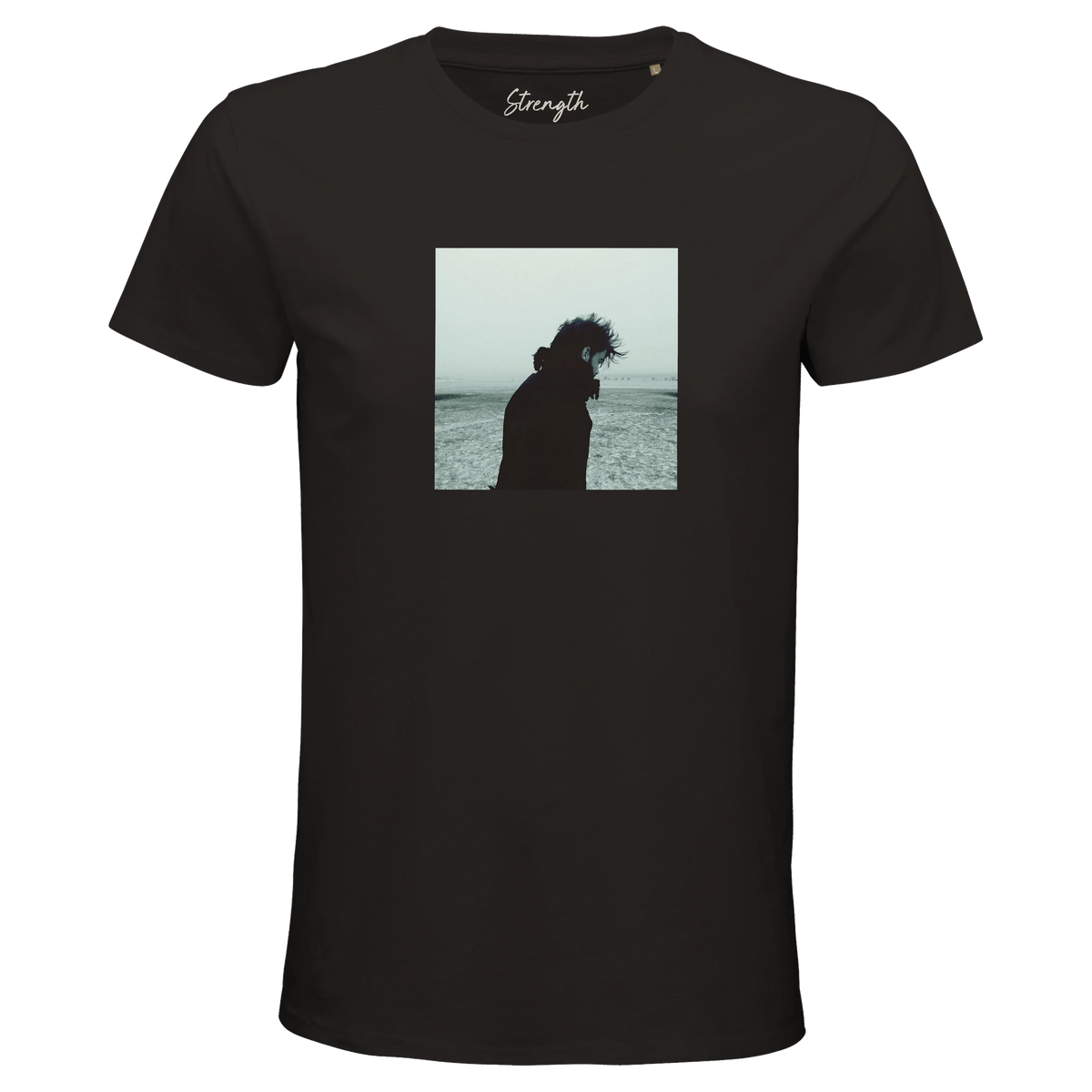Strength - "Misty Mind" T-shirt Deep Black 1