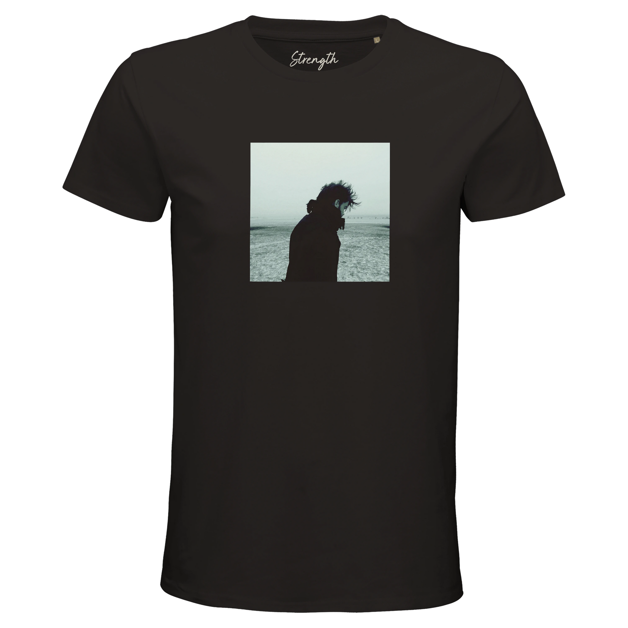Strength - "Misty Mind" T-shirt Deep Black 1