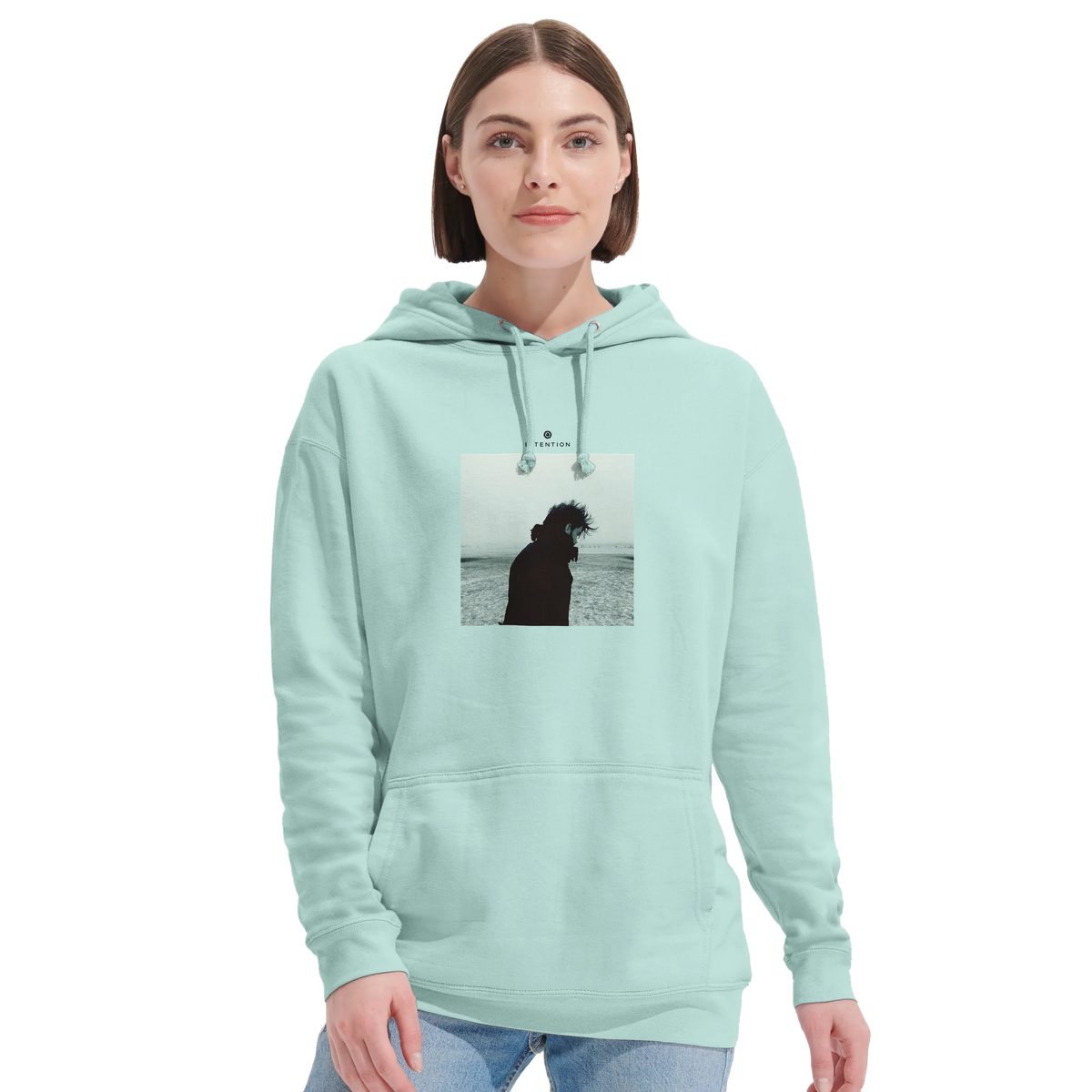 Strength - "Misty Mind" Hoodie arctic blue 5