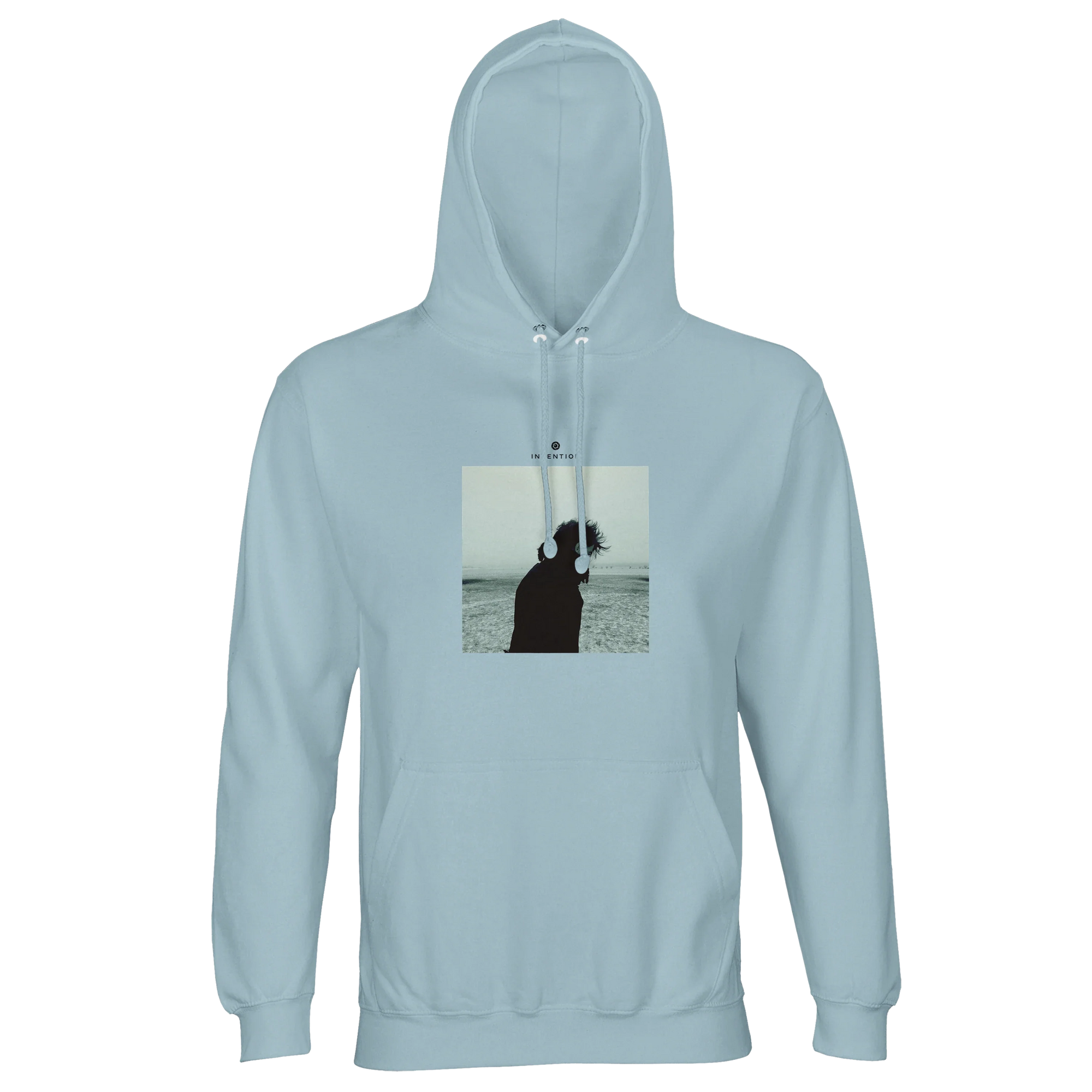 Strength - "Misty Mind" Hoodie creamy blue 1