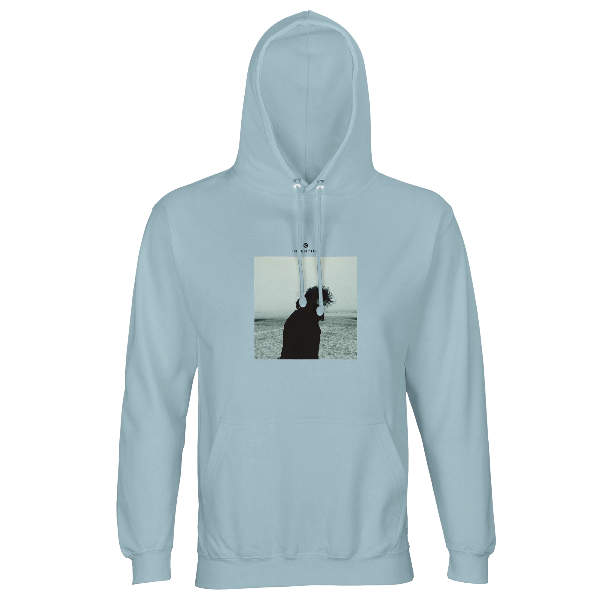 Strength - "Misty Mind" Hoodie creamy blue 1