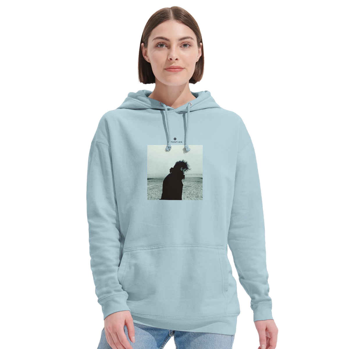 Strength - "Misty Mind" Hoodie creamy blue 5