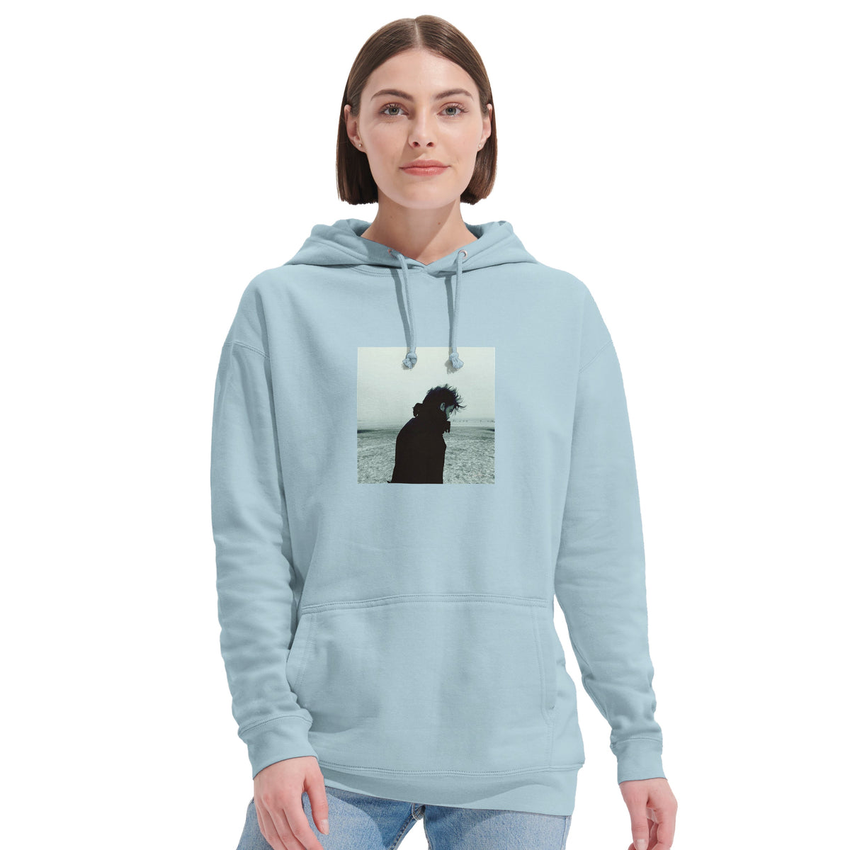 Strength - "Misty Mind" Hoodie creamy blue 6