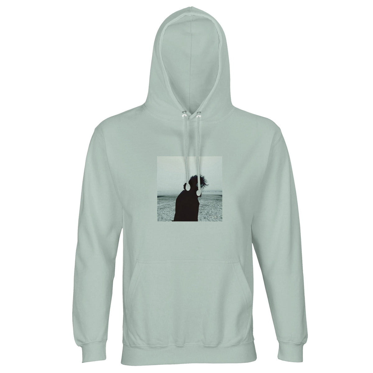 Strength - "Misty Mind" Hoodie creamy green 1