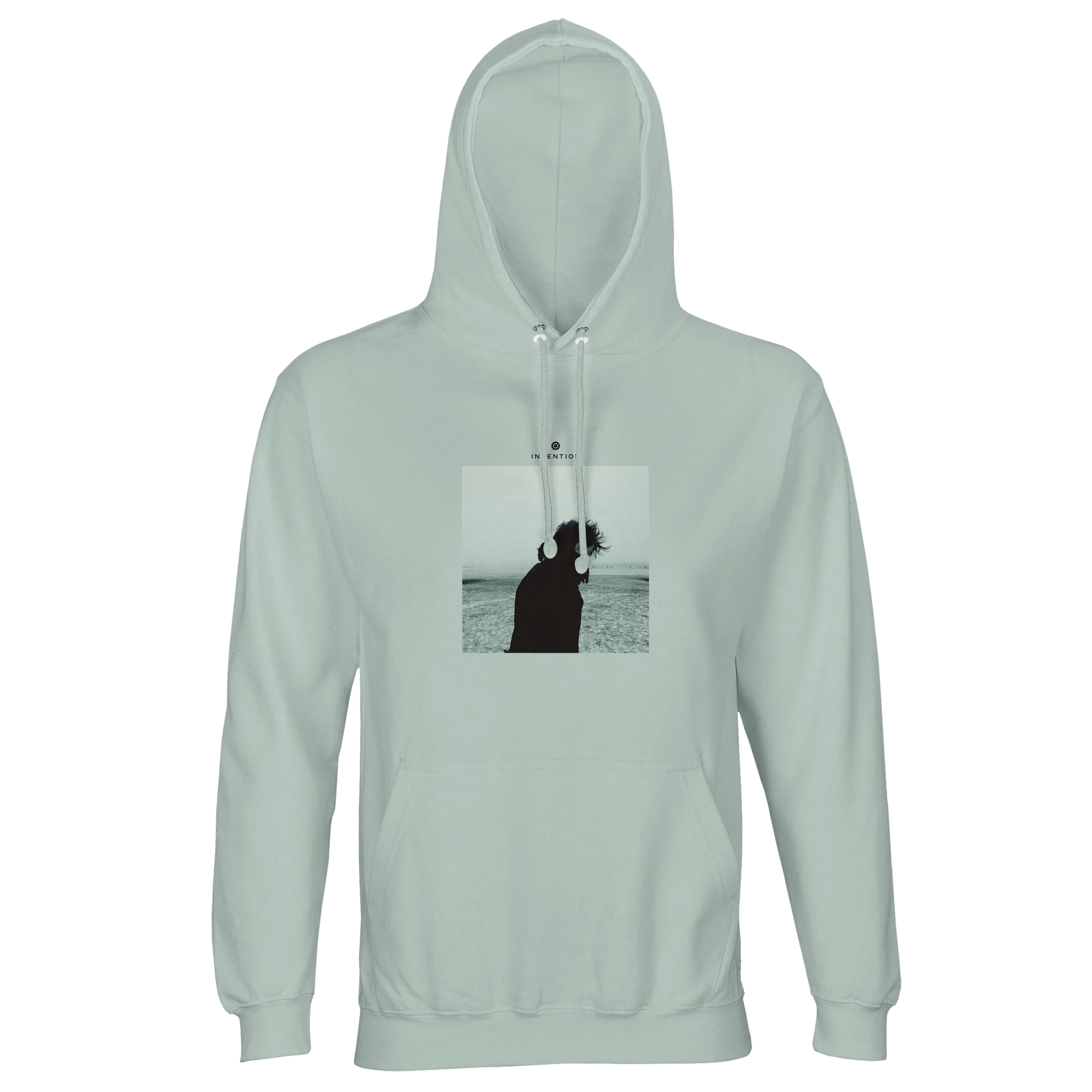 Strength - "Misty Mind" Hoodie creamy green 1