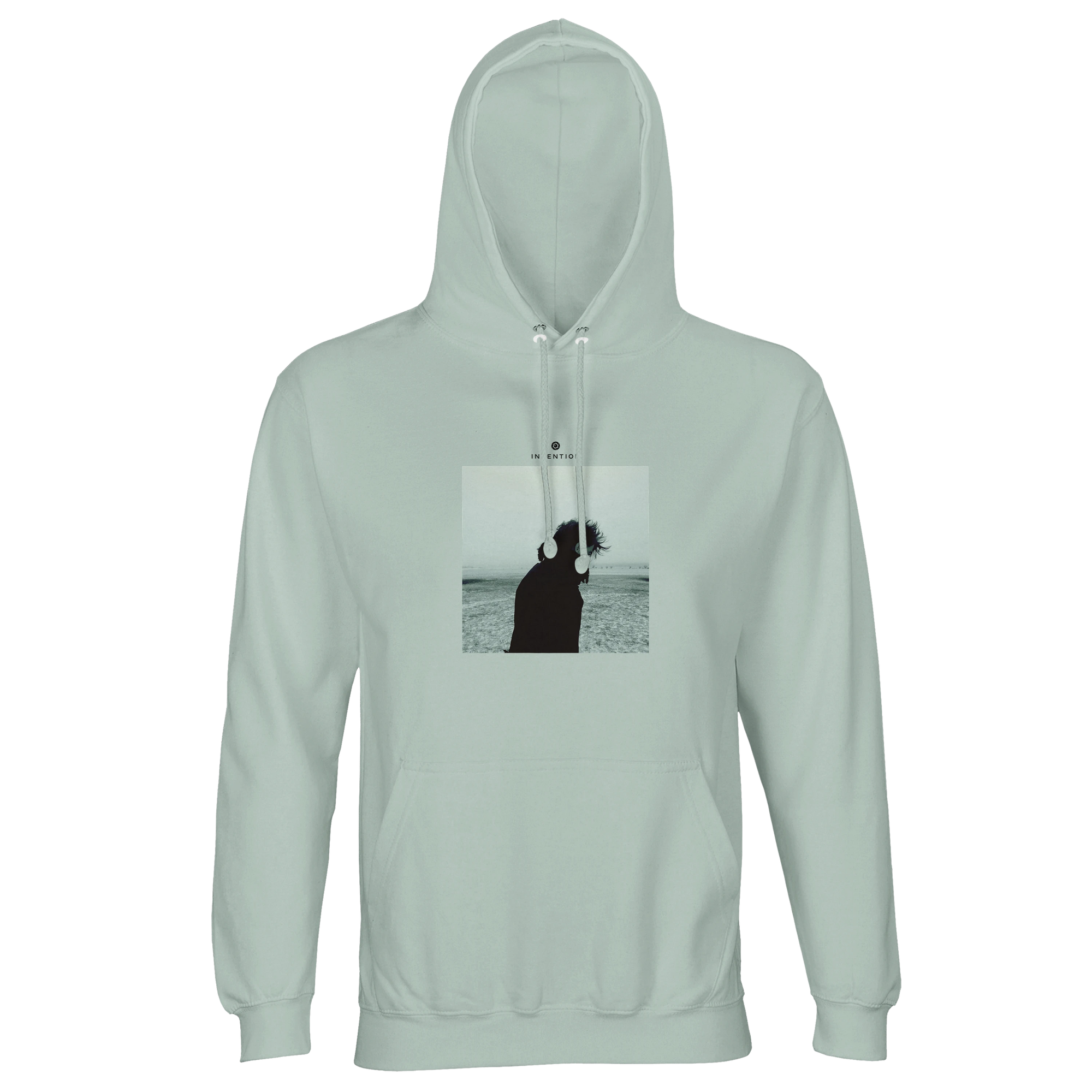 Strength - "Misty Mind" Hoodie creamy green 1