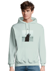 Strength - "Misty Mind" Hoodie creamy green 3