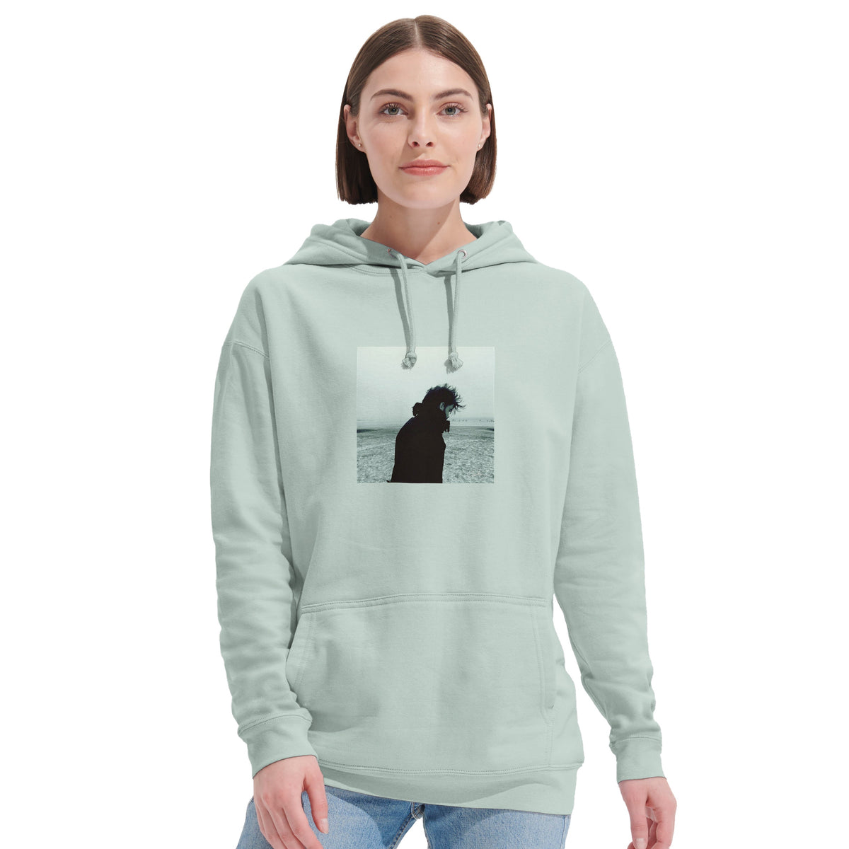 Strength - "Misty Mind" Hoodie creamy green 6