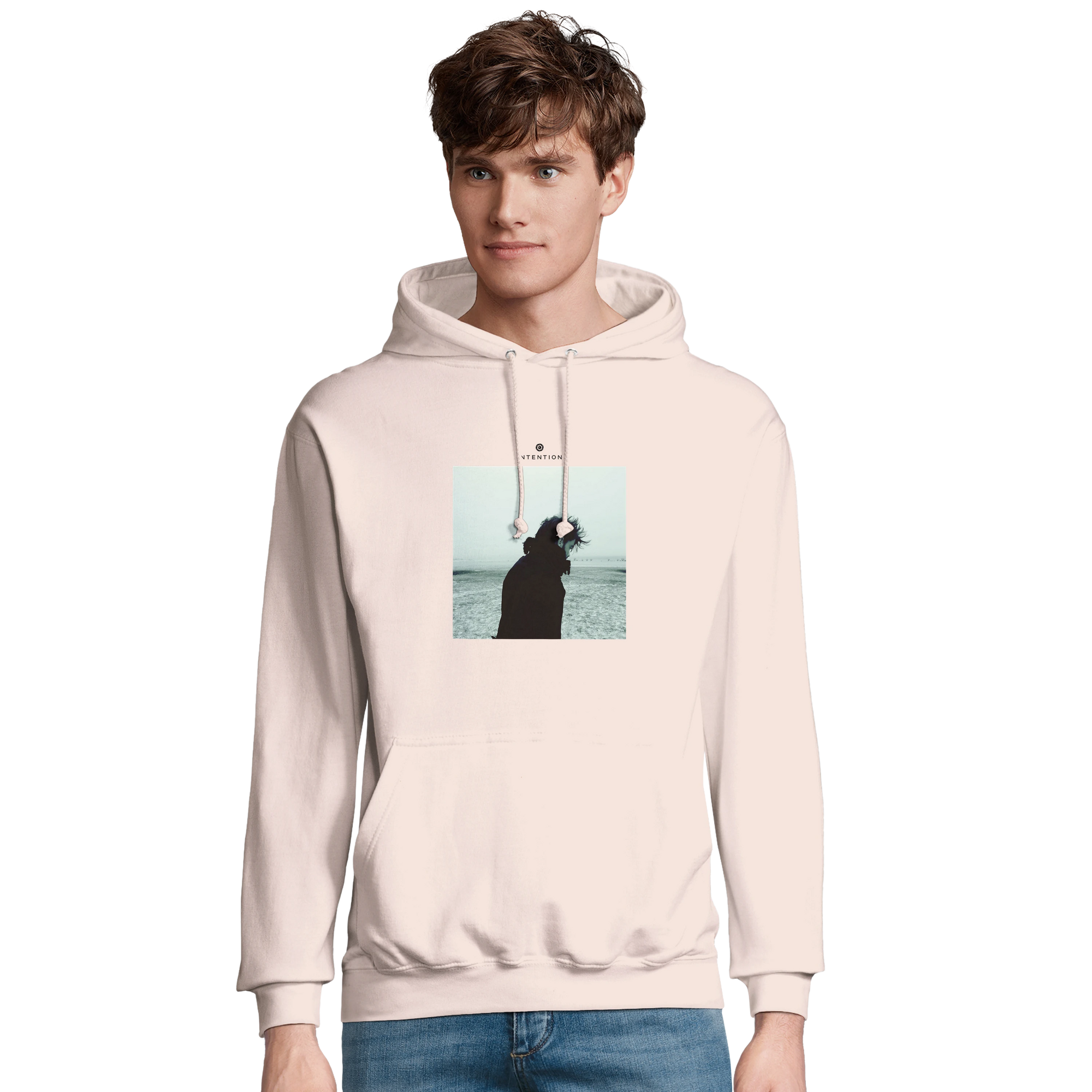 Strength - "Misty Mind" Hoodie creamy pink 3