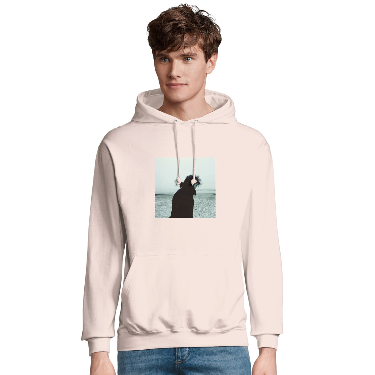 Strength - "Misty Mind" Hoodie creamy pink 4
