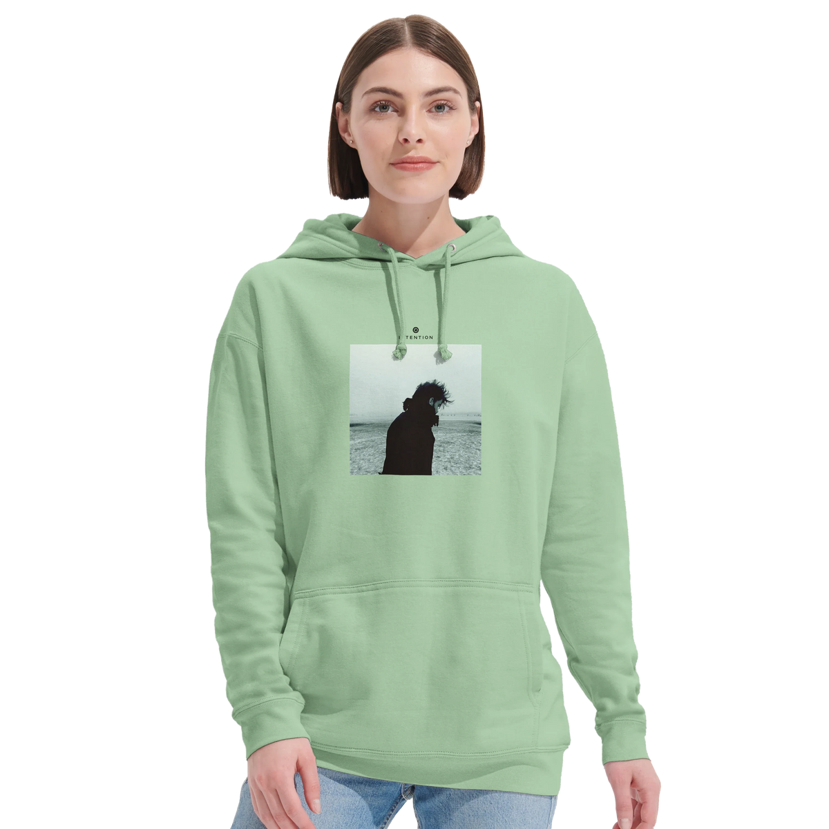 Strength - "Misty Mind" Hoodie frozen green 5