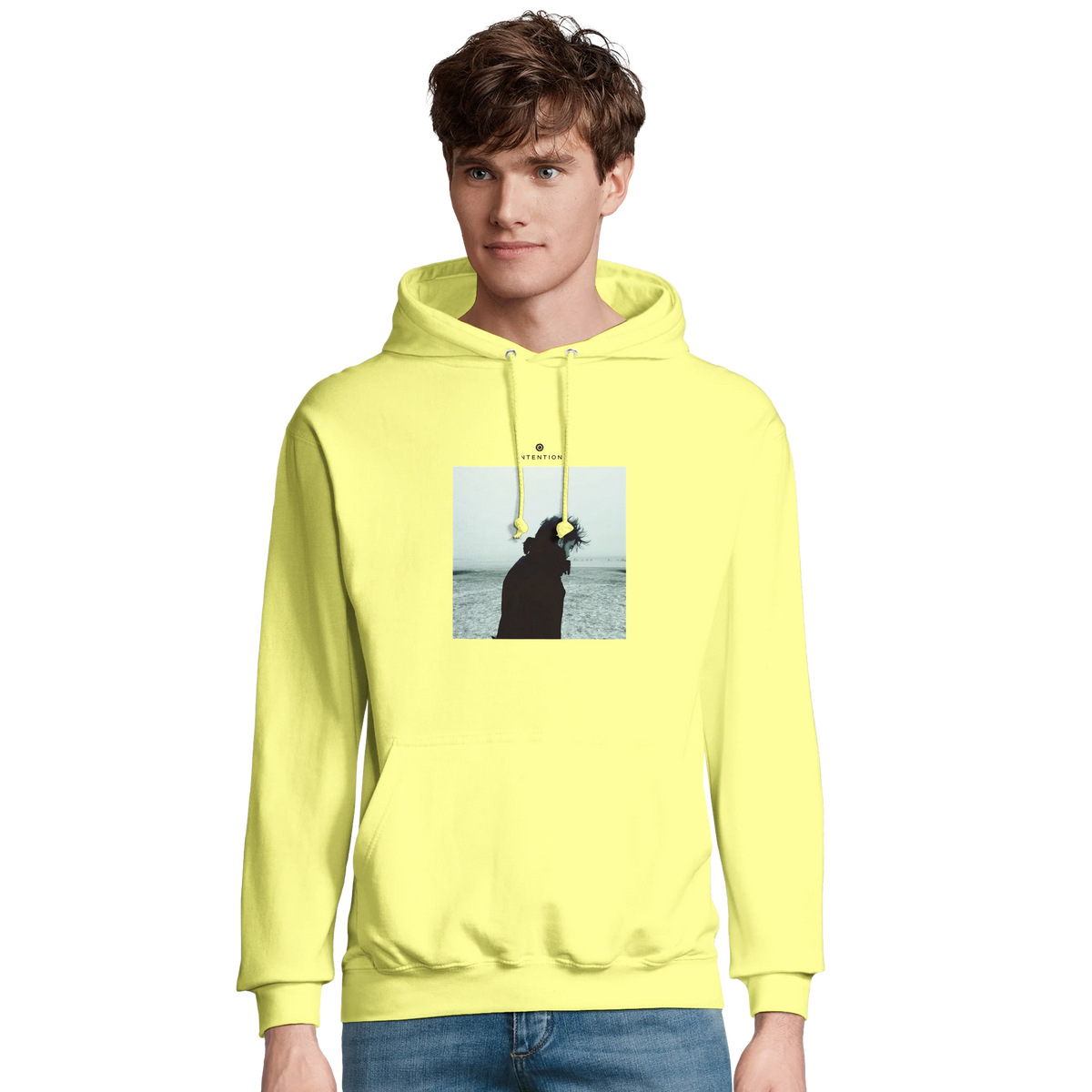 Strength - "Misty Mind" Hoodie Light Yellow 3