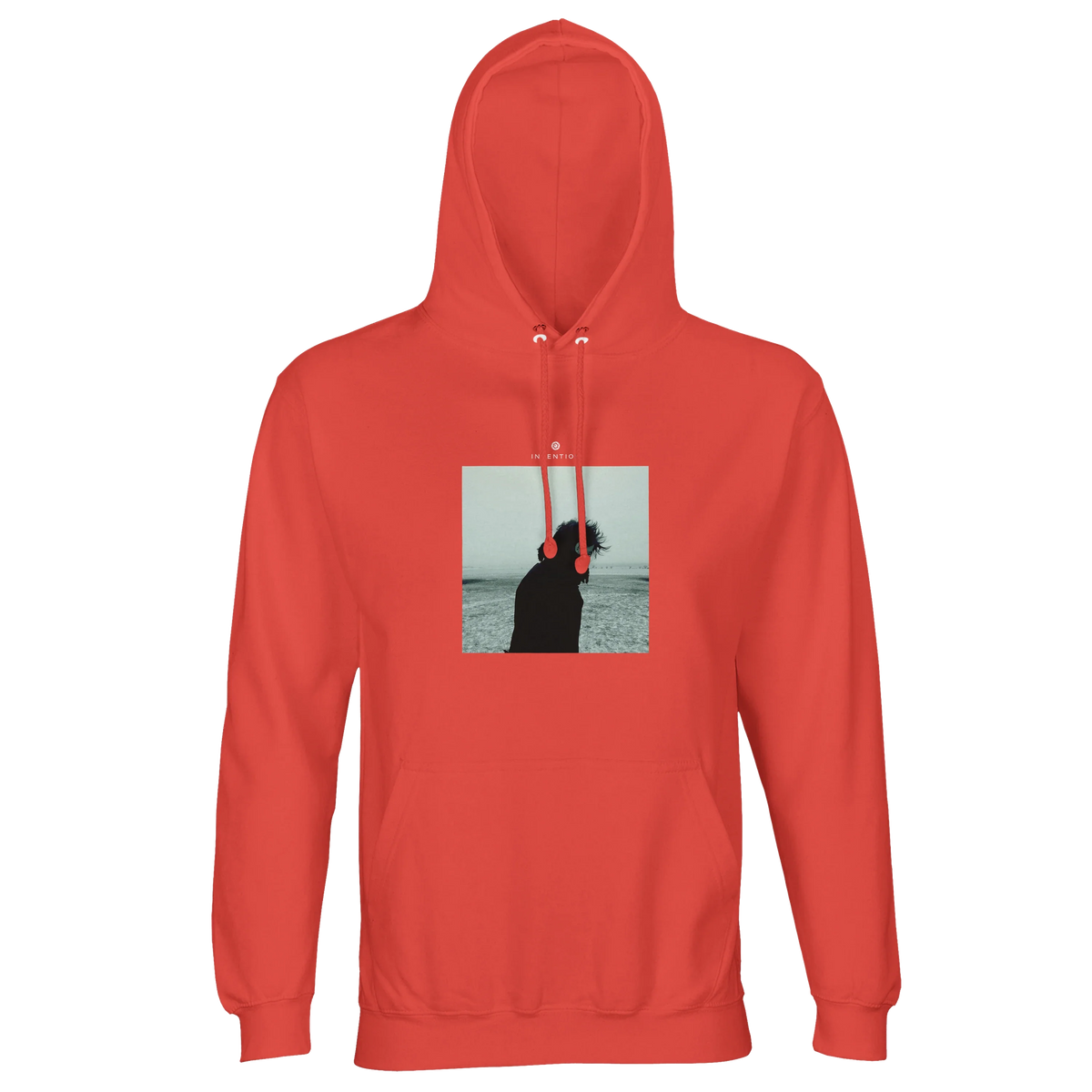 Strength - "Misty Mind" Hoodie pop orange 1