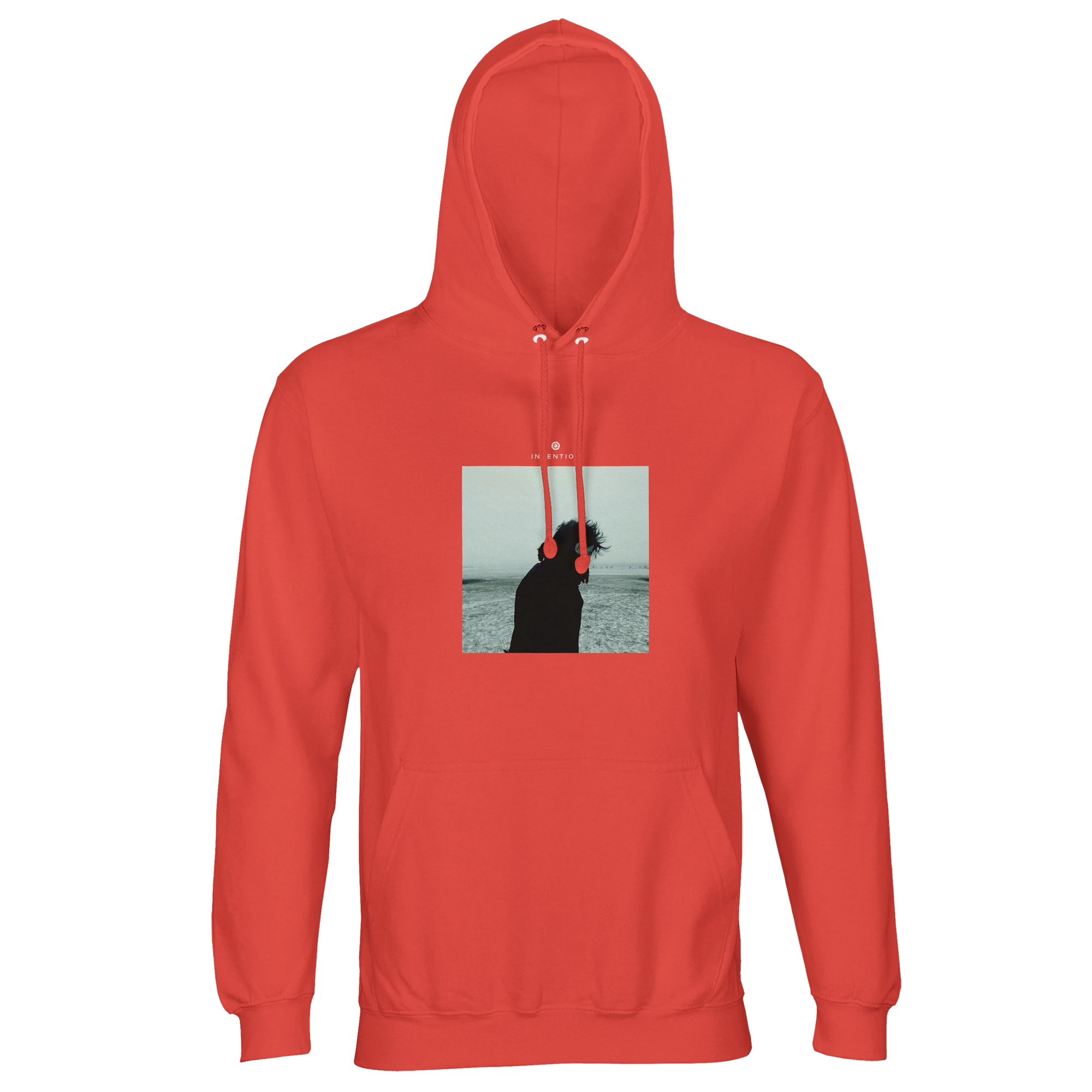 Strength - "Misty Mind" Hoodie pop orange 1