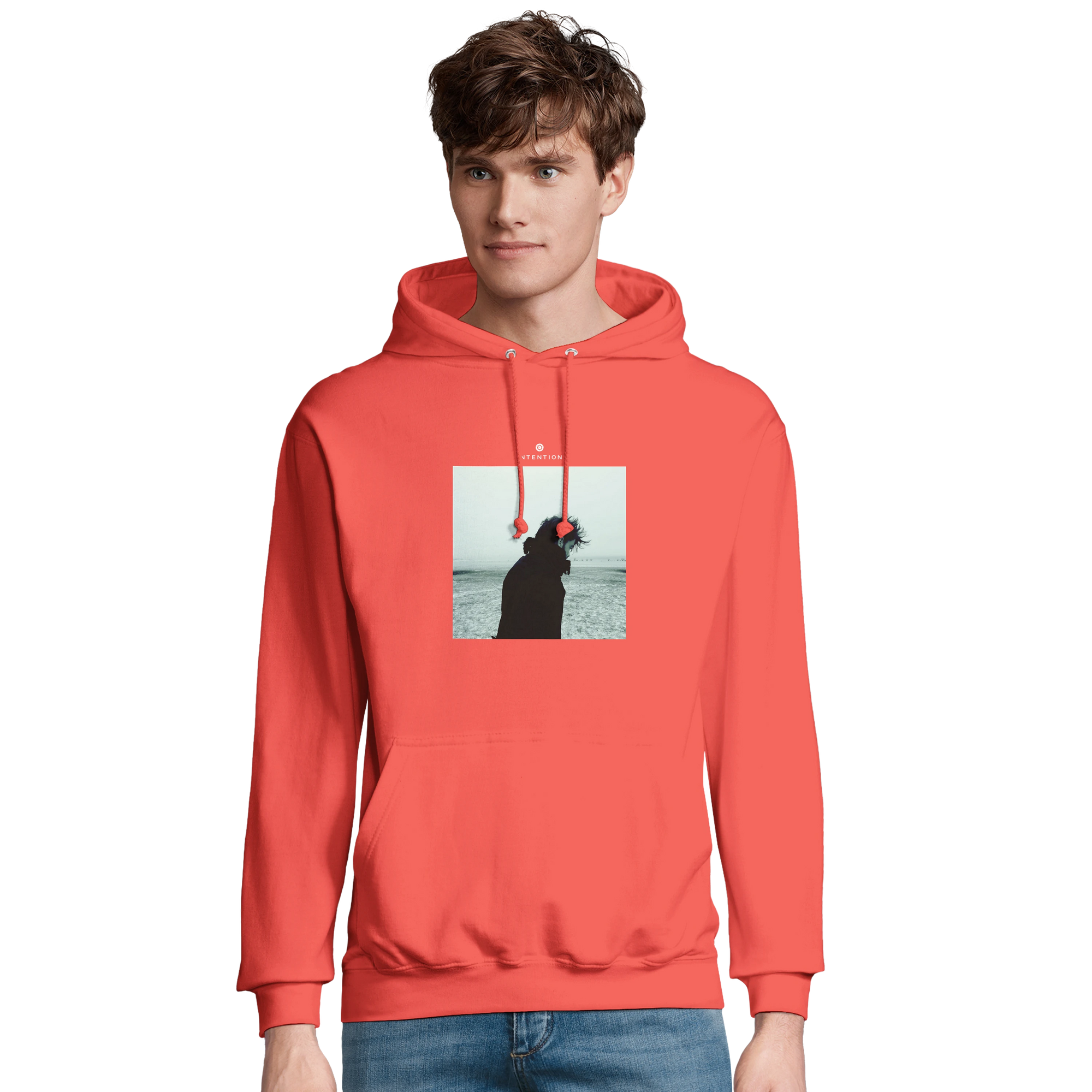 Strength - "Misty Mind" Hoodie pop orange 3