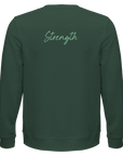 Strength - "Misty Mind" Sweatshirt Bottle Green XS 5