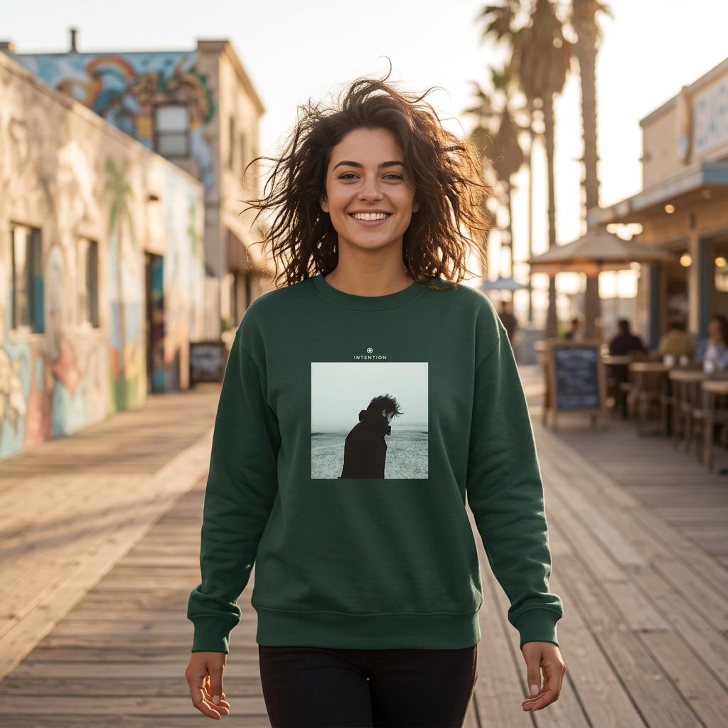 Strength - "Misty Mind" Sweatshirt Bottle Green XS 1