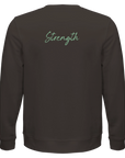Strength - "Misty Mind" Sweatshirt deep charcoal grey XS 29