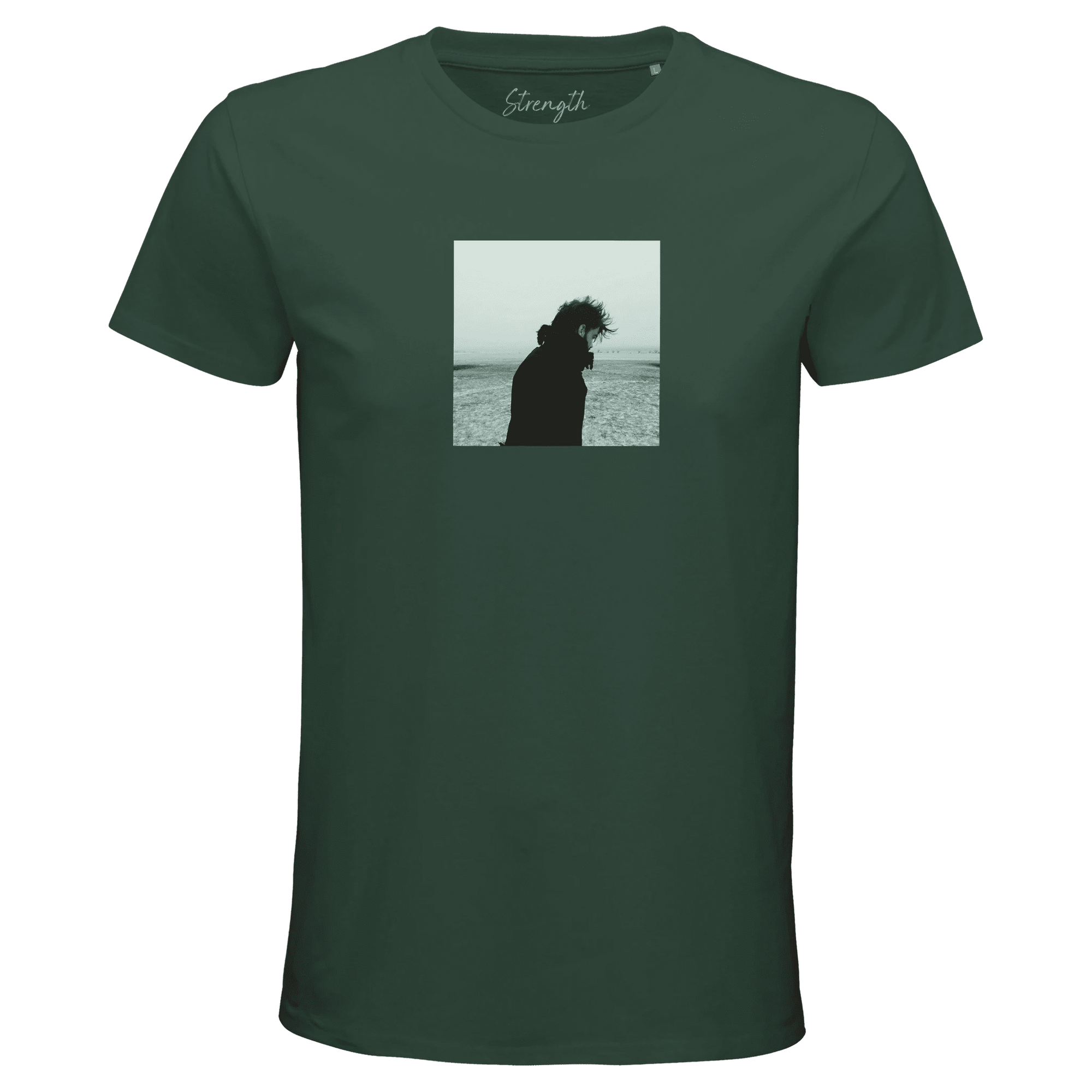 Strength - "Misty Mind" T-shirt Bottle Green XS 1
