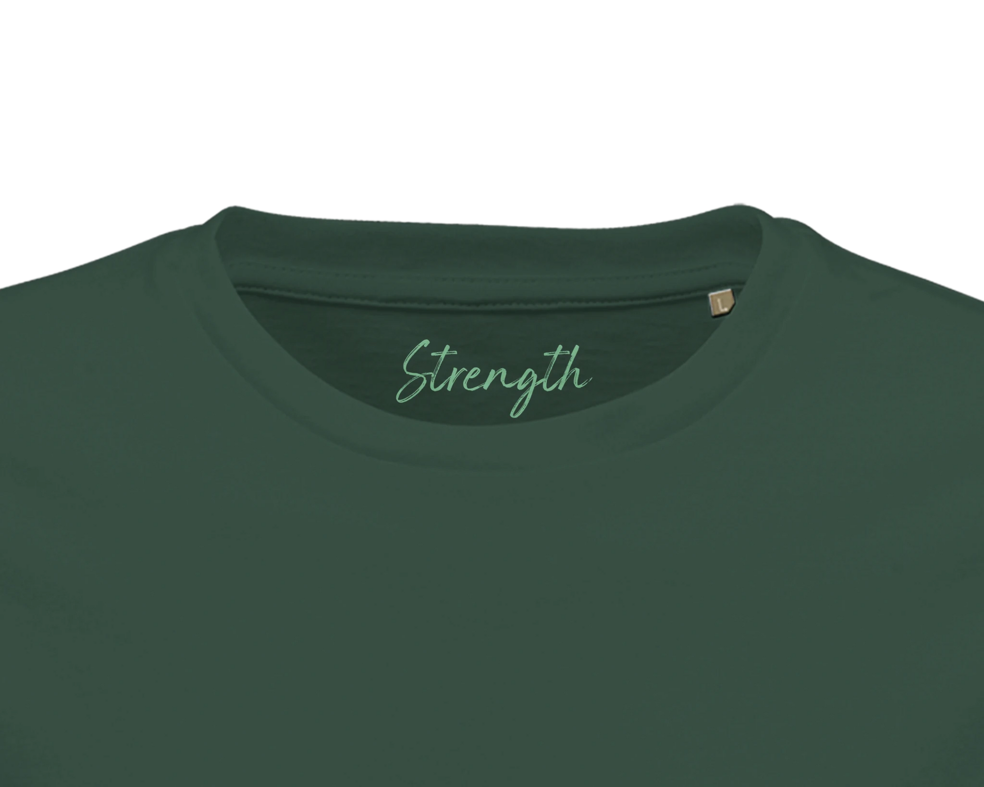 Strength - "Misty Mind" T-shirt Bottle Green XS 2