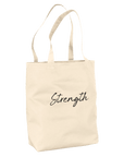 Strength - "Misty Mind" Tote Bag Natural 3