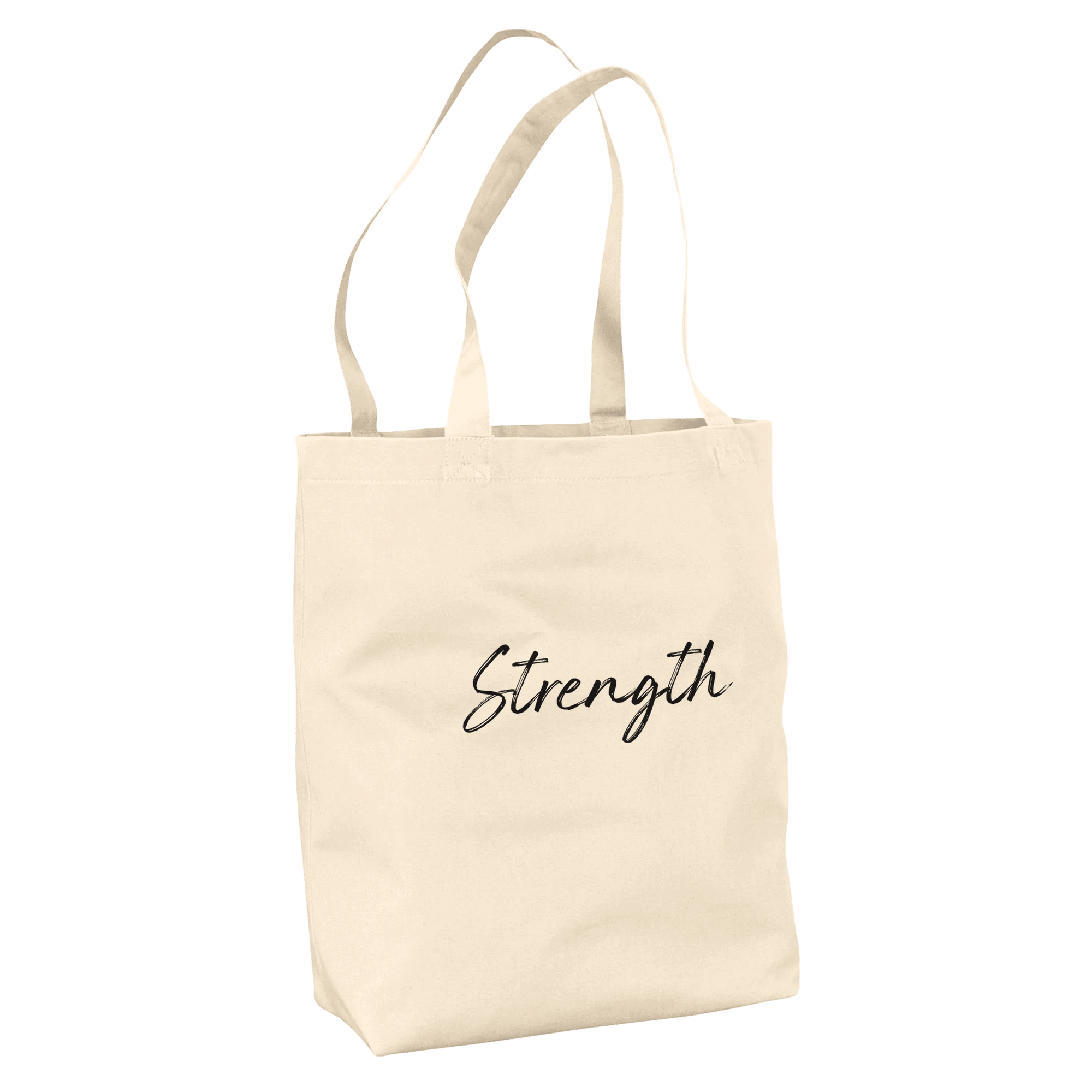 Strength - "Misty Mind" Tote Bag Natural 3