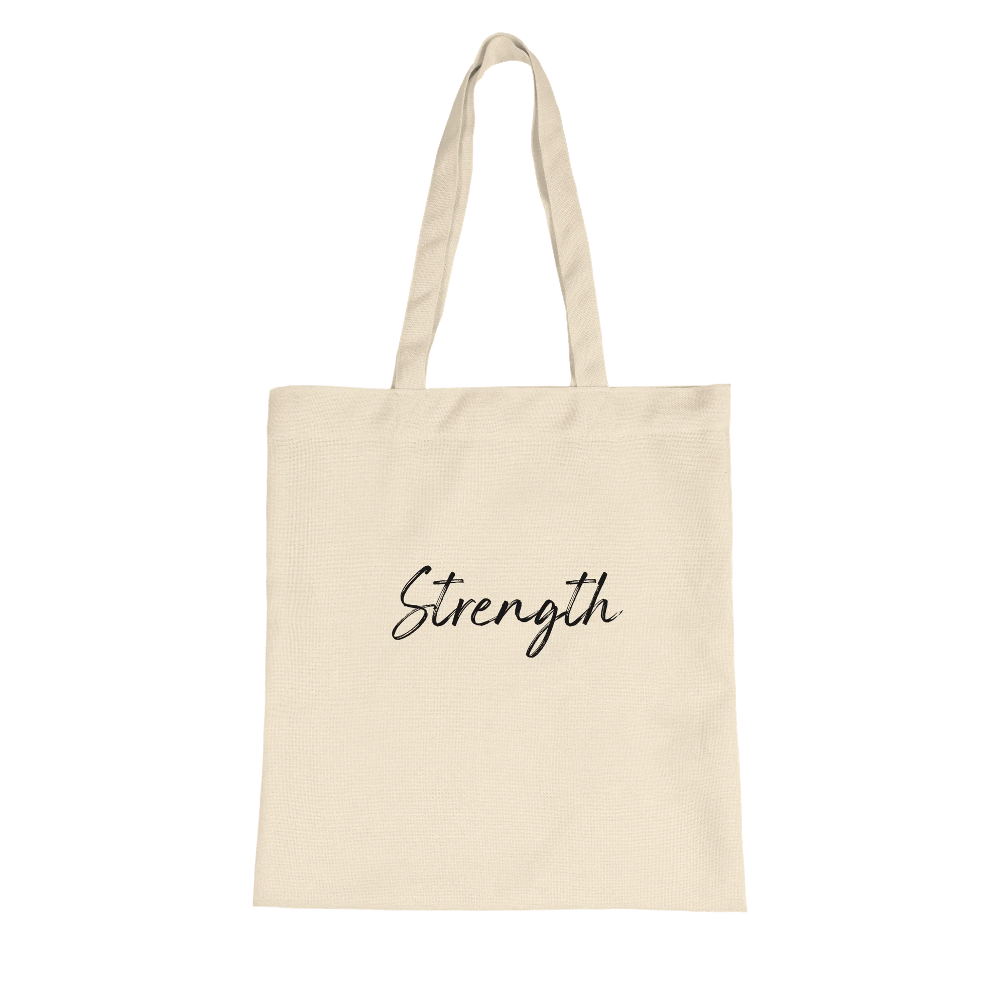 Strength - "Misty Mind" Tote Bag Natural 2