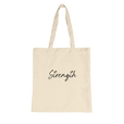 Strength - "Misty Mind" Tote Bag Natural 2