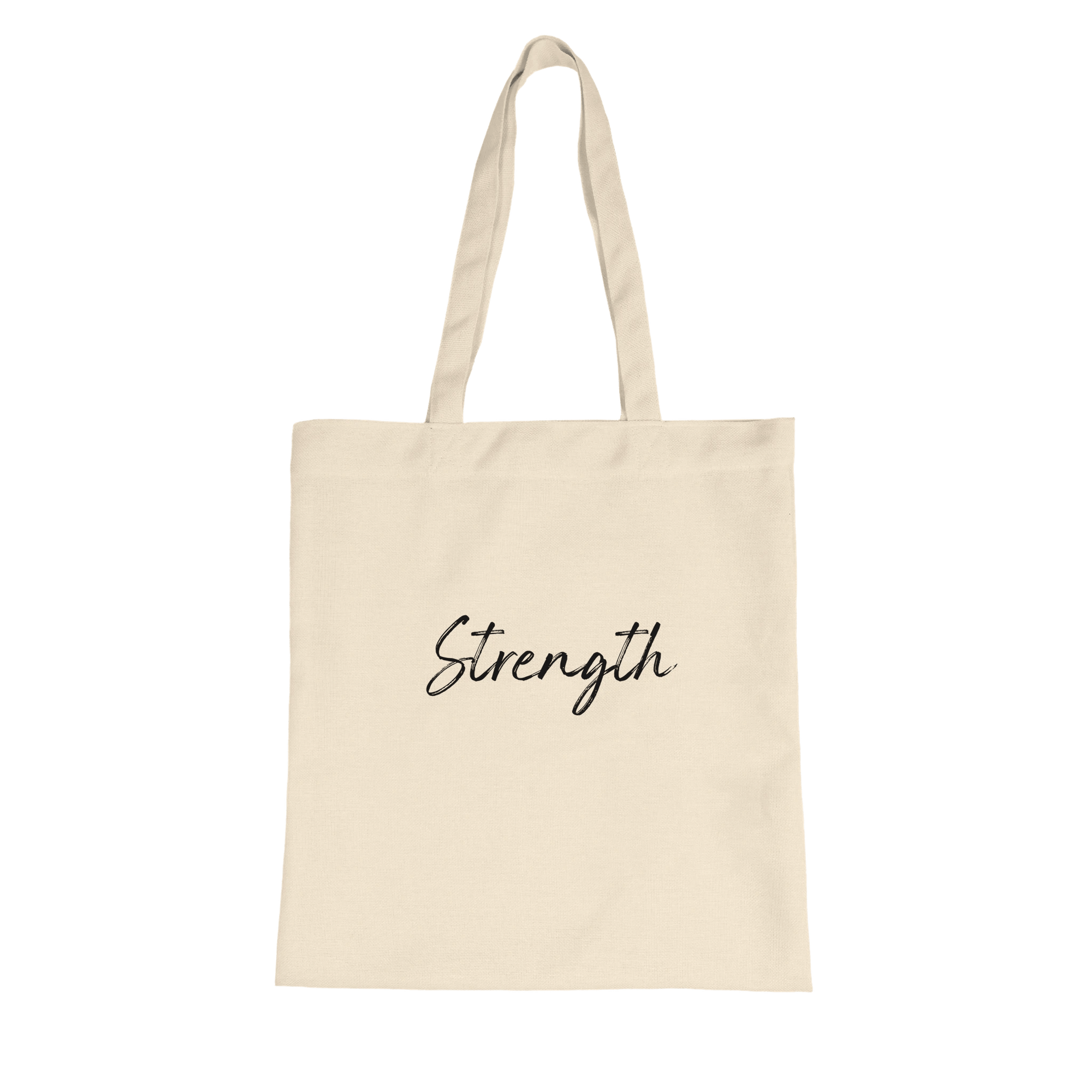 Strength - "Misty Mind" Tote Bag Natural 2